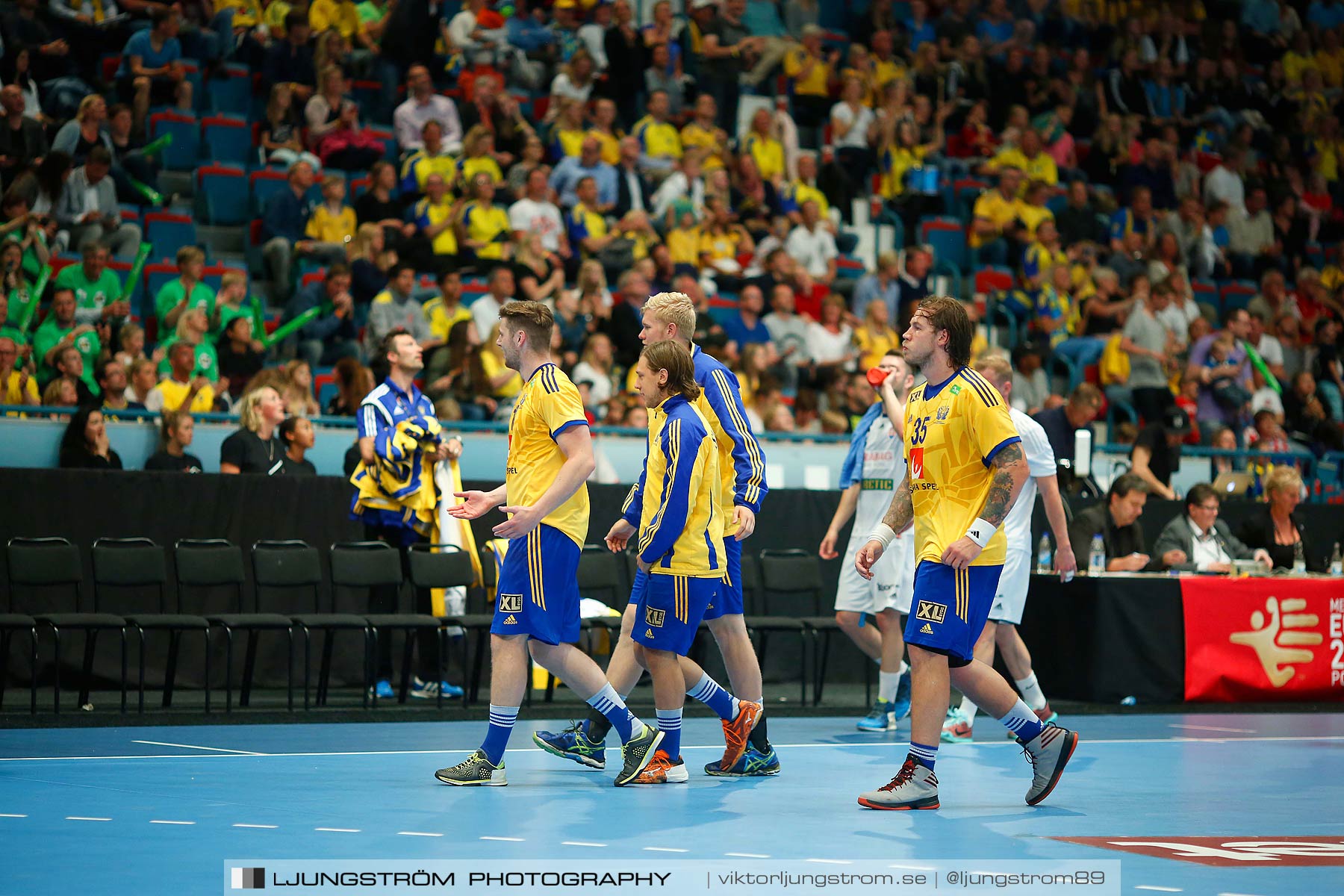 EM-kval Sverige-Slovakien 27-22,herr,Hovet,Stockholm,Sverige,Handboll,,2015,152504