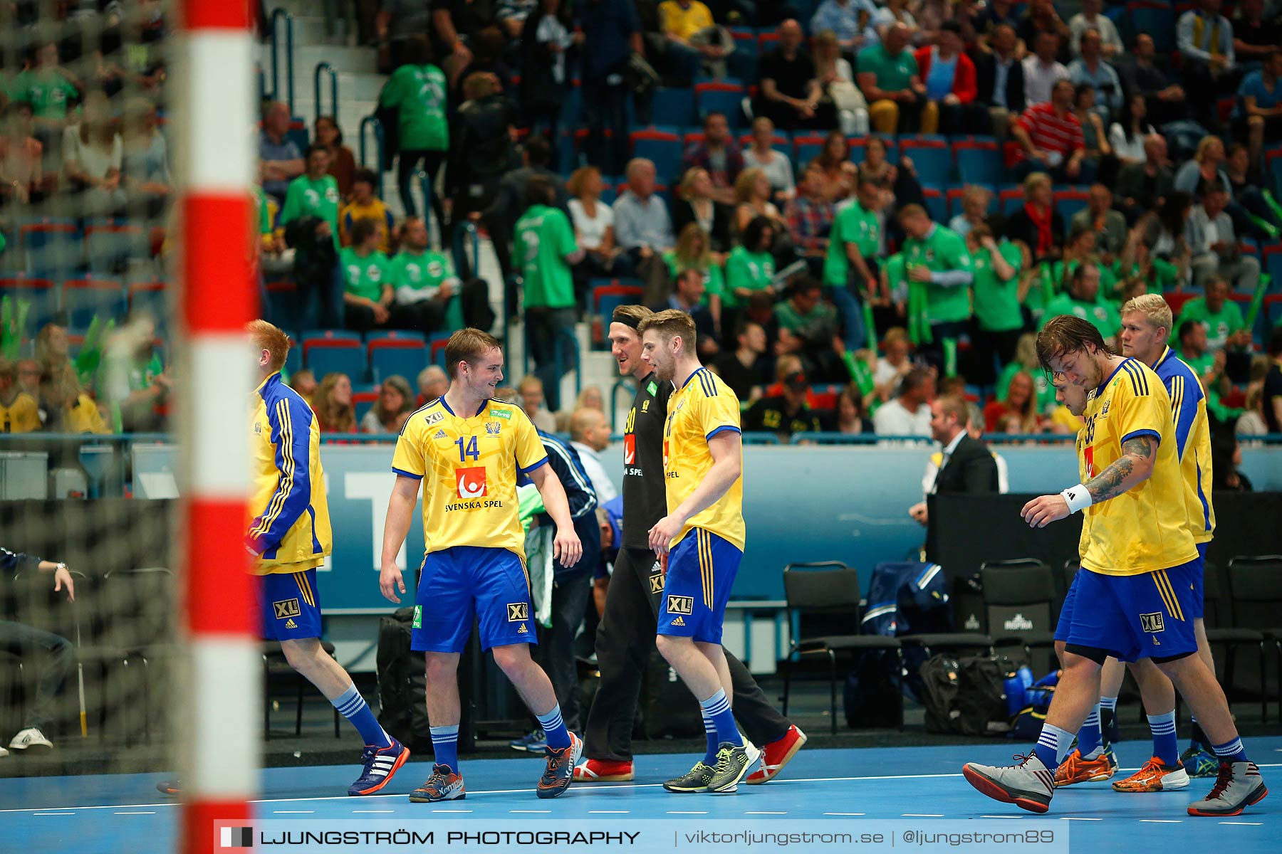 EM-kval Sverige-Slovakien 27-22,herr,Hovet,Stockholm,Sverige,Handboll,,2015,152510