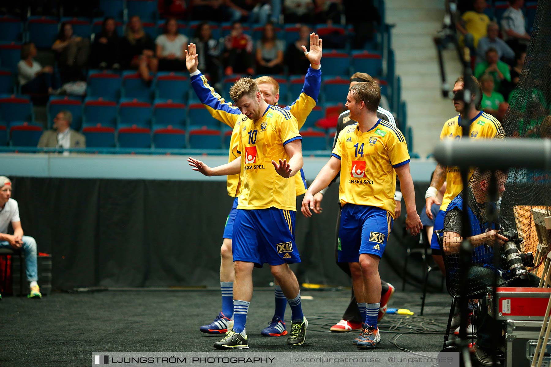 EM-kval Sverige-Slovakien 27-22,herr,Hovet,Stockholm,Sverige,Handboll,,2015,152511