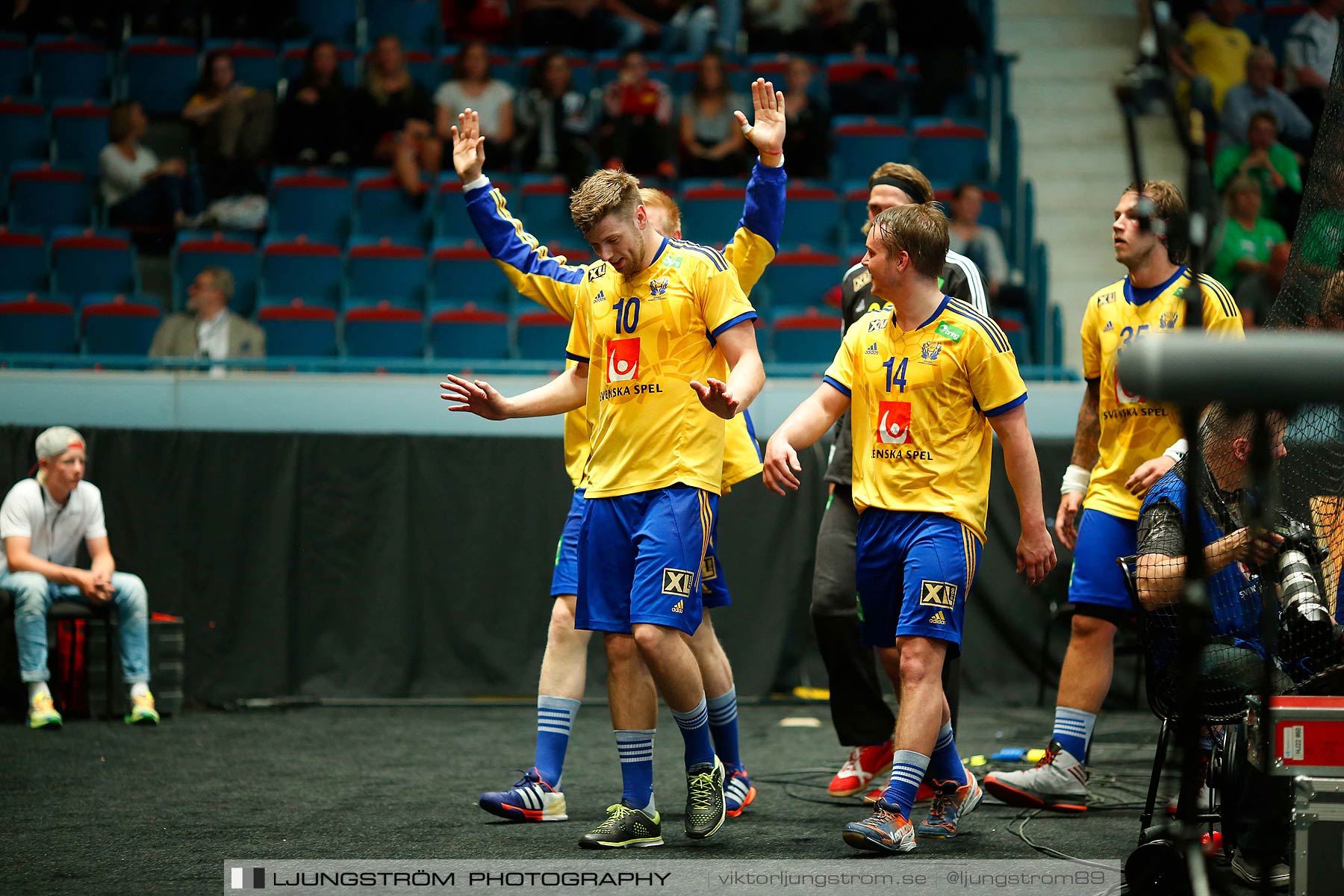 EM-kval Sverige-Slovakien 27-22,herr,Hovet,Stockholm,Sverige,Handboll,,2015,152512