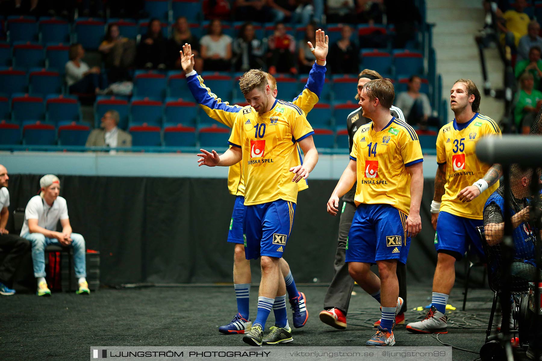 EM-kval Sverige-Slovakien 27-22,herr,Hovet,Stockholm,Sverige,Handboll,,2015,152513