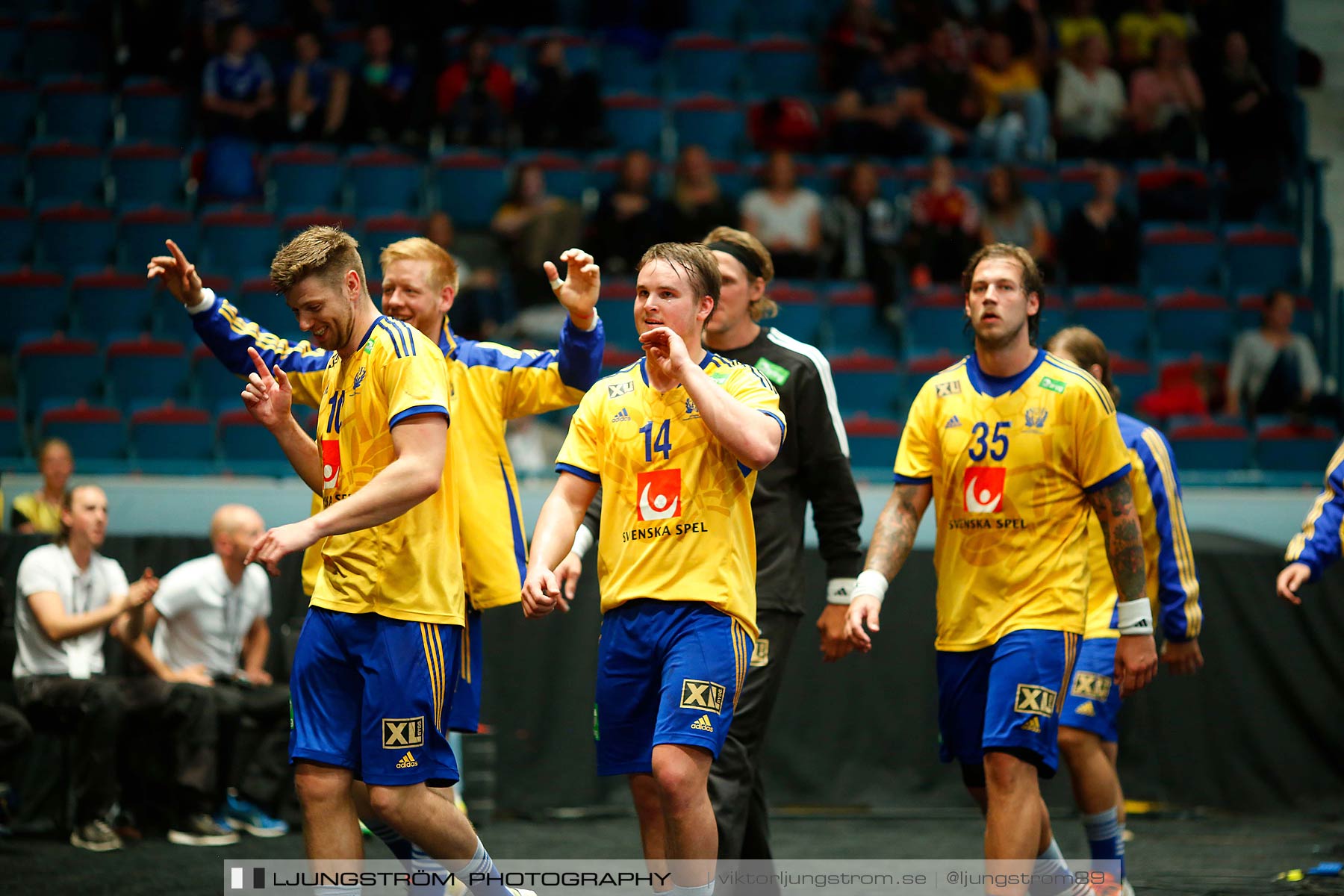 EM-kval Sverige-Slovakien 27-22,herr,Hovet,Stockholm,Sverige,Handboll,,2015,152516