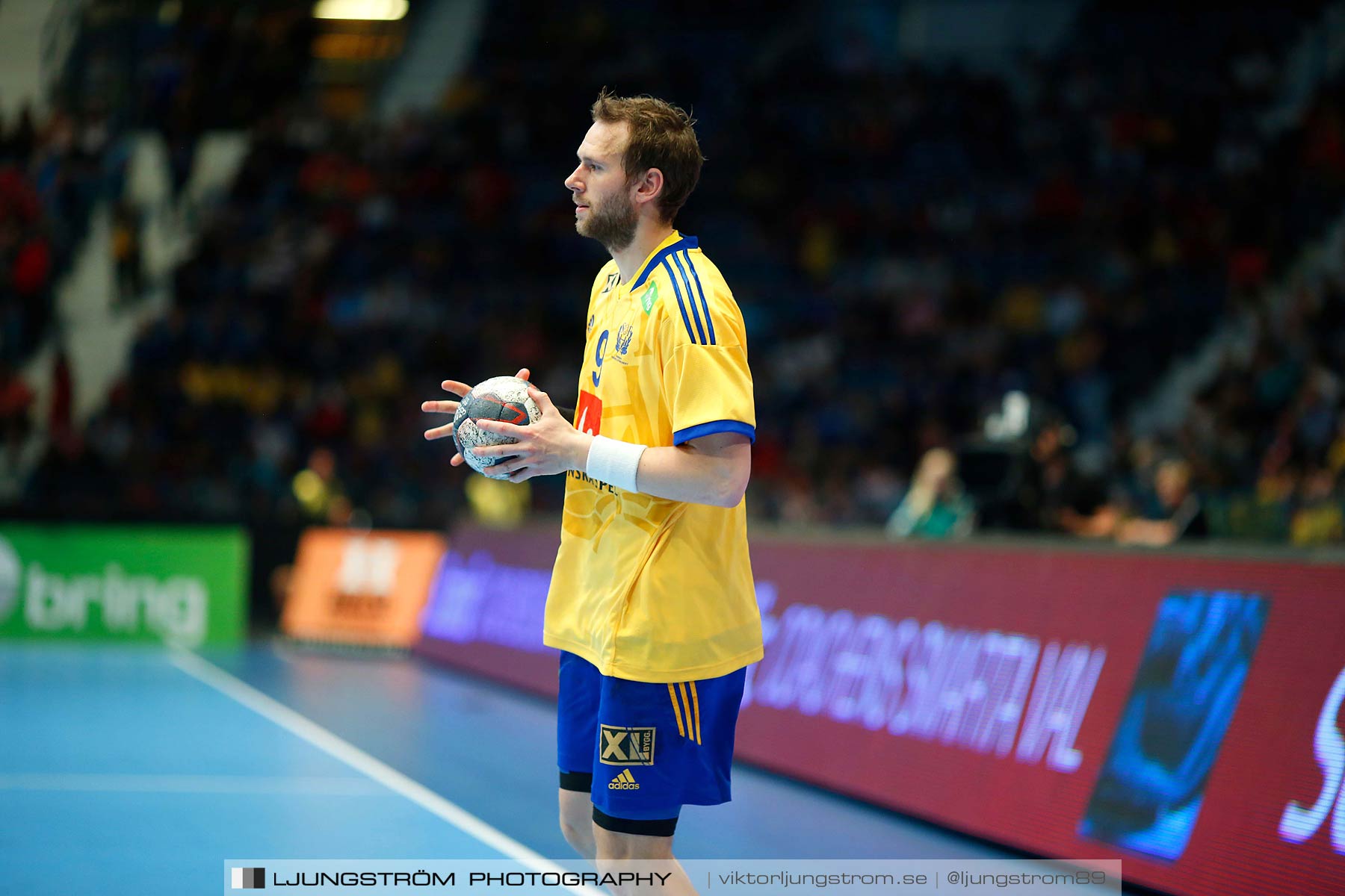 EM-kval Sverige-Slovakien 27-22,herr,Hovet,Stockholm,Sverige,Handboll,,2015,152574