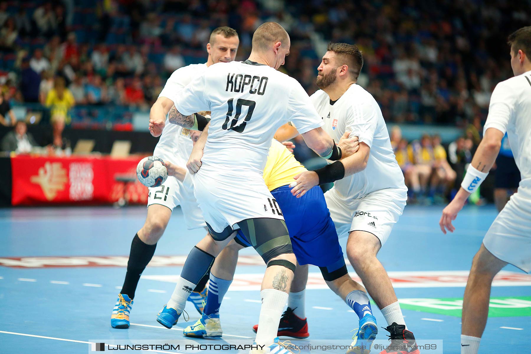 EM-kval Sverige-Slovakien 27-22,herr,Hovet,Stockholm,Sverige,Handboll,,2015,152577