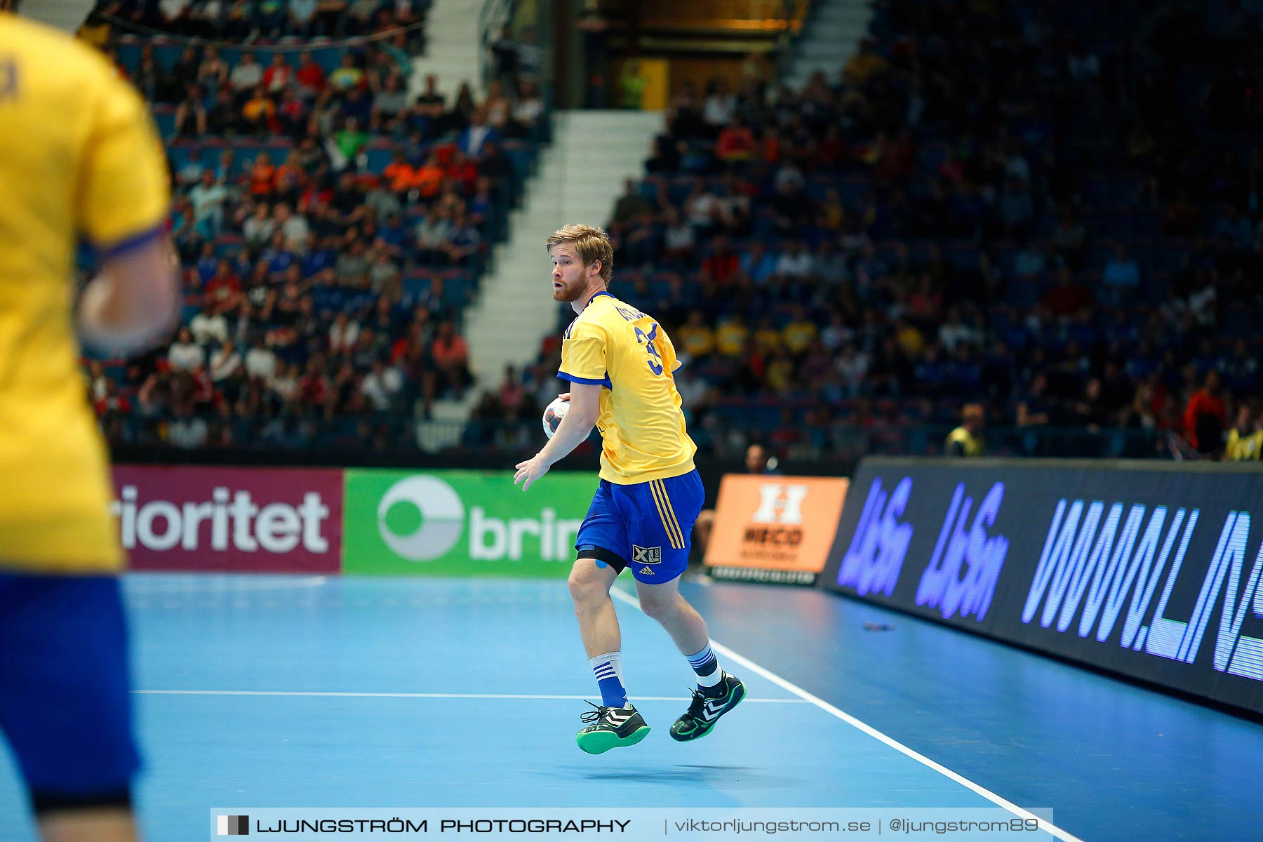 EM-kval Sverige-Slovakien 27-22,herr,Hovet,Stockholm,Sverige,Handboll,,2015,152579