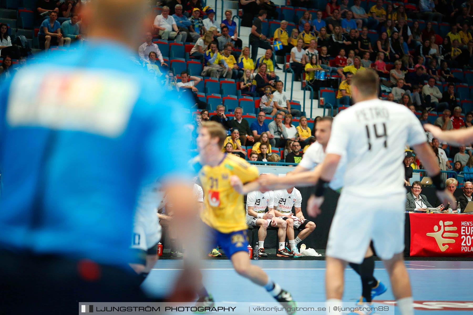 EM-kval Sverige-Slovakien 27-22,herr,Hovet,Stockholm,Sverige,Handboll,,2015,152588