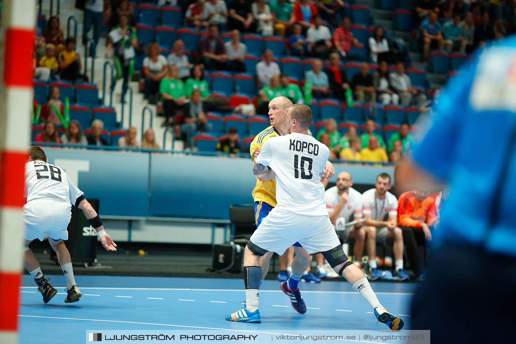 EM-kval Sverige-Slovakien 27-22,herr,Hovet,Stockholm,Sverige,Handboll,,2015,152590