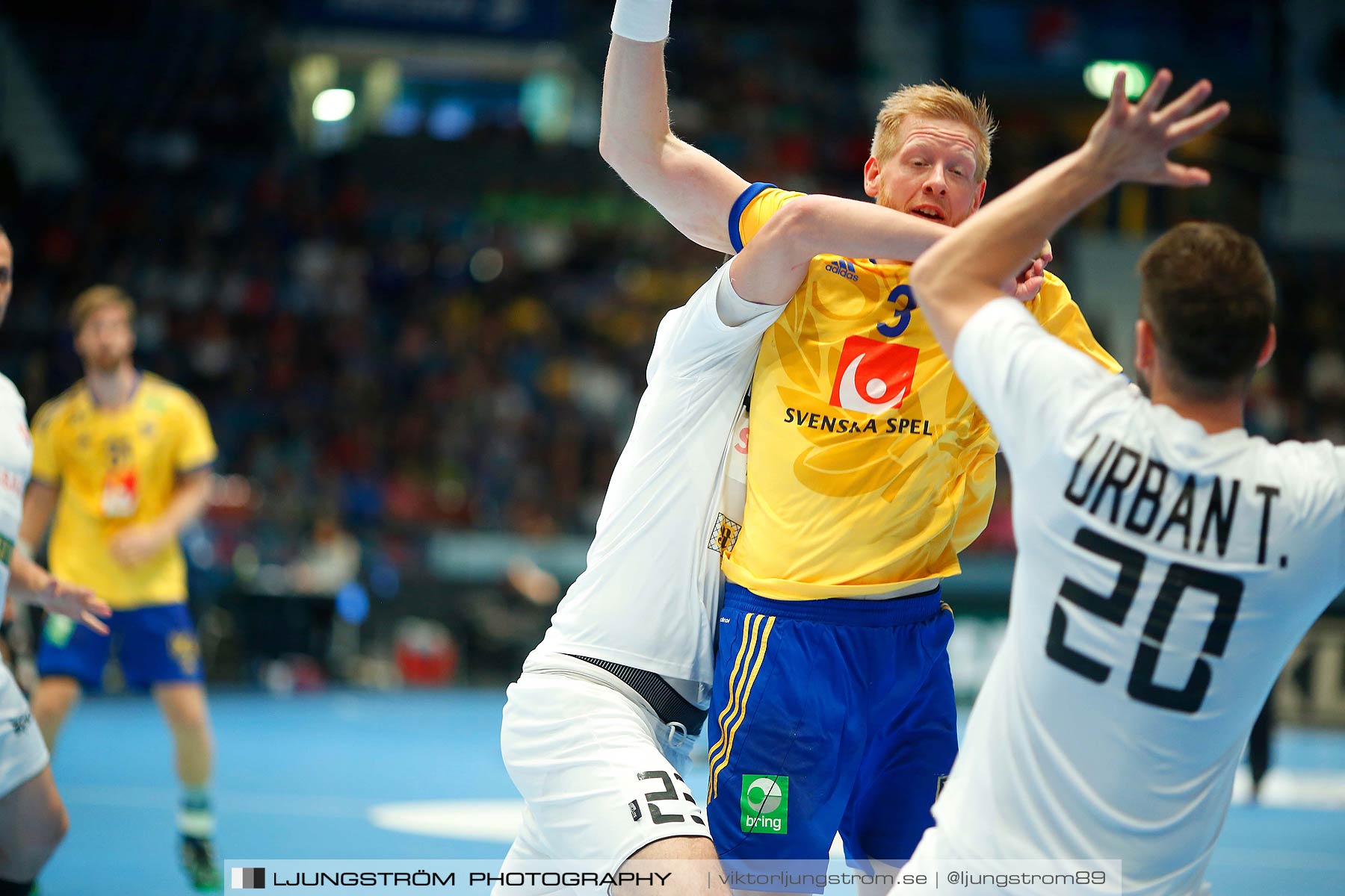 EM-kval Sverige-Slovakien 27-22,herr,Hovet,Stockholm,Sverige,Handboll,,2015,152594