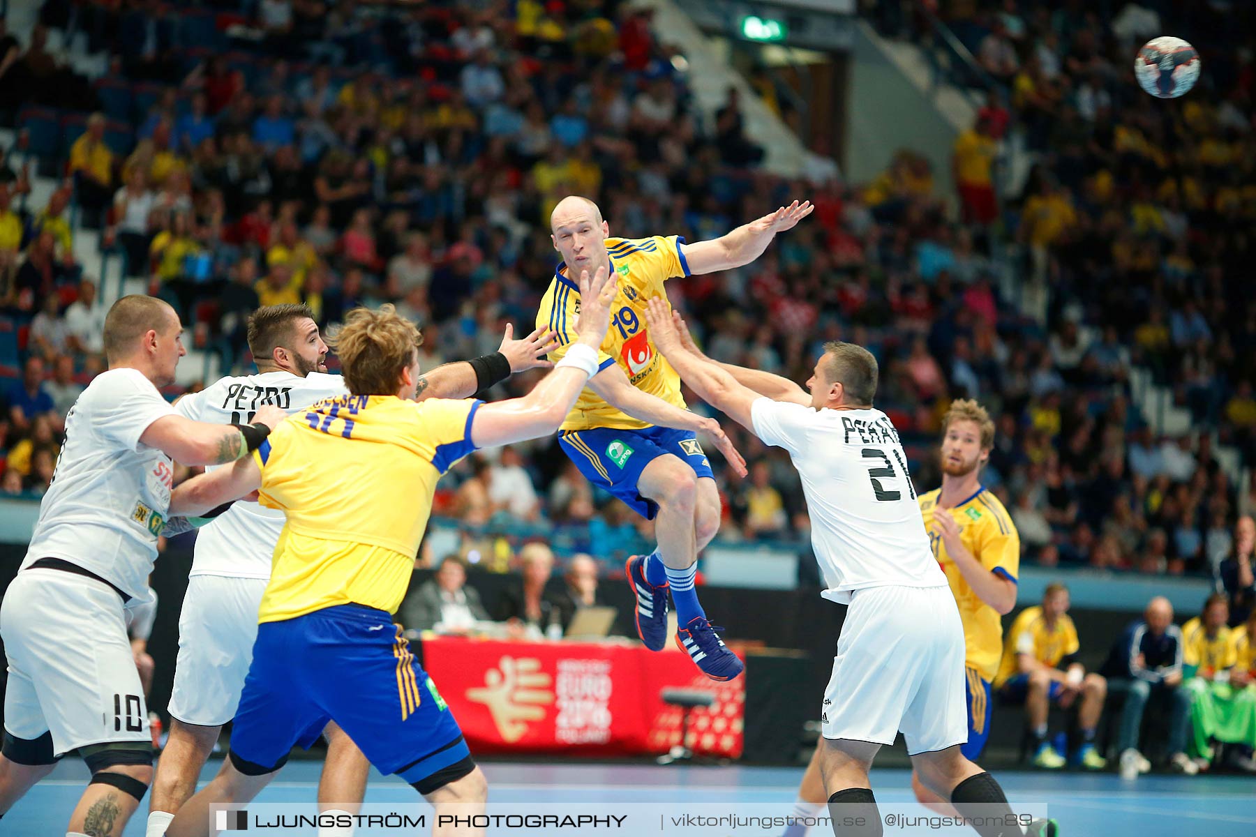 EM-kval Sverige-Slovakien 27-22,herr,Hovet,Stockholm,Sverige,Handboll,,2015,152605