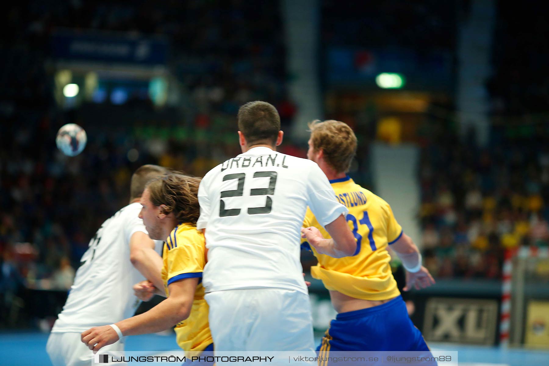 EM-kval Sverige-Slovakien 27-22,herr,Hovet,Stockholm,Sverige,Handboll,,2015,152610