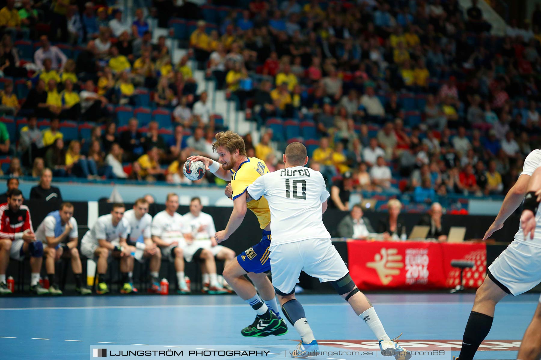 EM-kval Sverige-Slovakien 27-22,herr,Hovet,Stockholm,Sverige,Handboll,,2015,152632