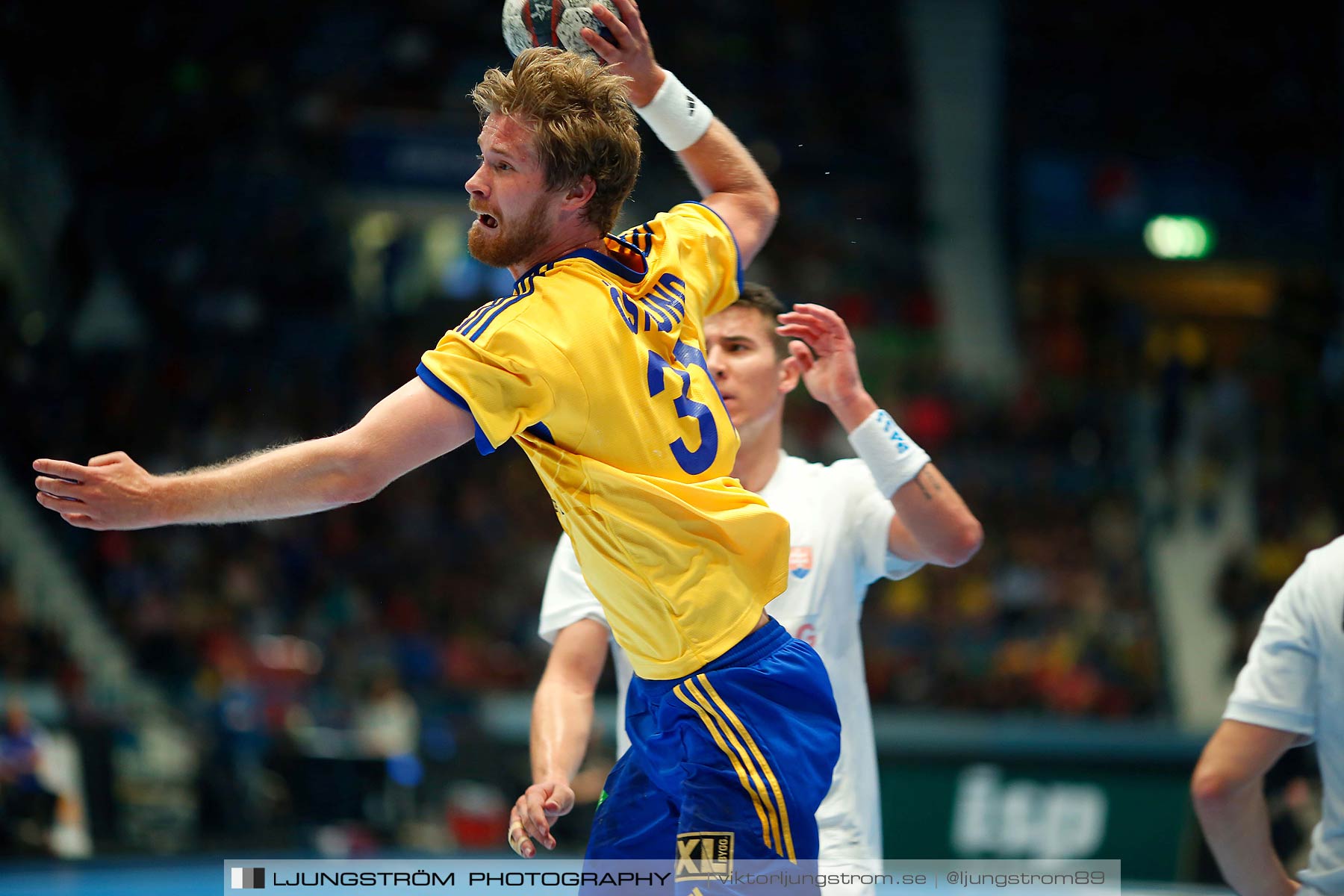 EM-kval Sverige-Slovakien 27-22,herr,Hovet,Stockholm,Sverige,Handboll,,2015,152645