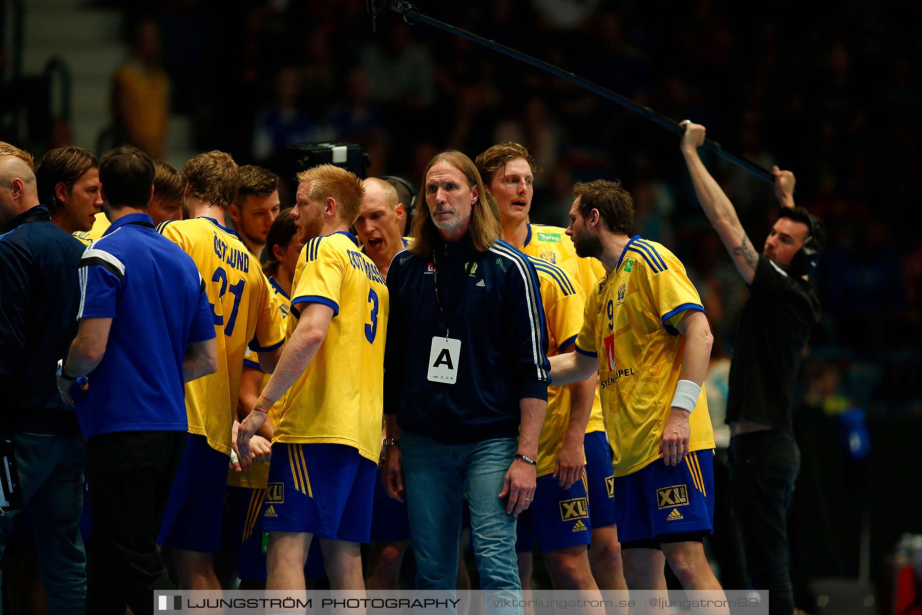 EM-kval Sverige-Slovakien 27-22,herr,Hovet,Stockholm,Sverige,Handboll,,2015,152658