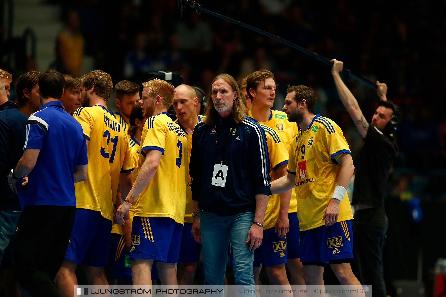 EM-kval Sverige-Slovakien 27-22,herr,Hovet,Stockholm,Sverige,Handboll,,2015,152659