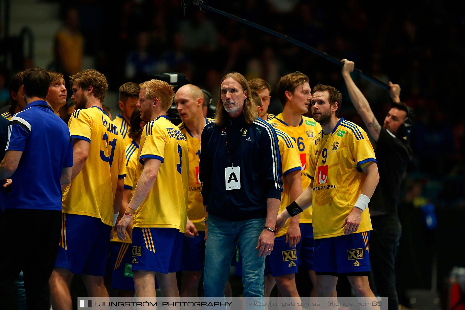 EM-kval Sverige-Slovakien 27-22,herr,Hovet,Stockholm,Sverige,Handboll,,2015,152660