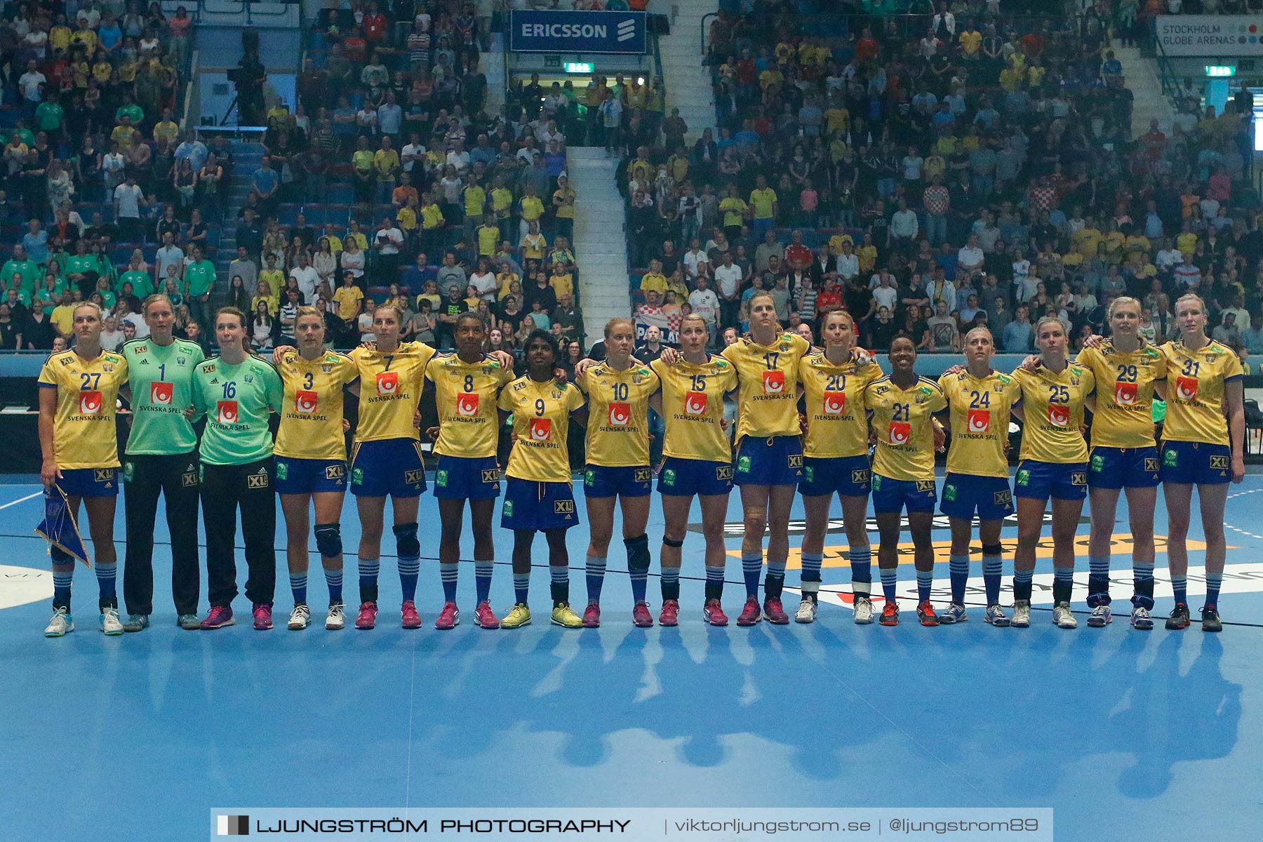 VM-kval Sverige-Kroatien 27-21,dam,Hovet,Stockholm,Sverige,Handboll,,2015,153422