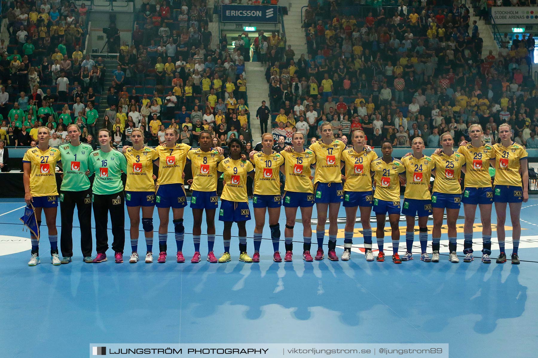 VM-kval Sverige-Kroatien 27-21,dam,Hovet,Stockholm,Sverige,Handboll,,2015,153431