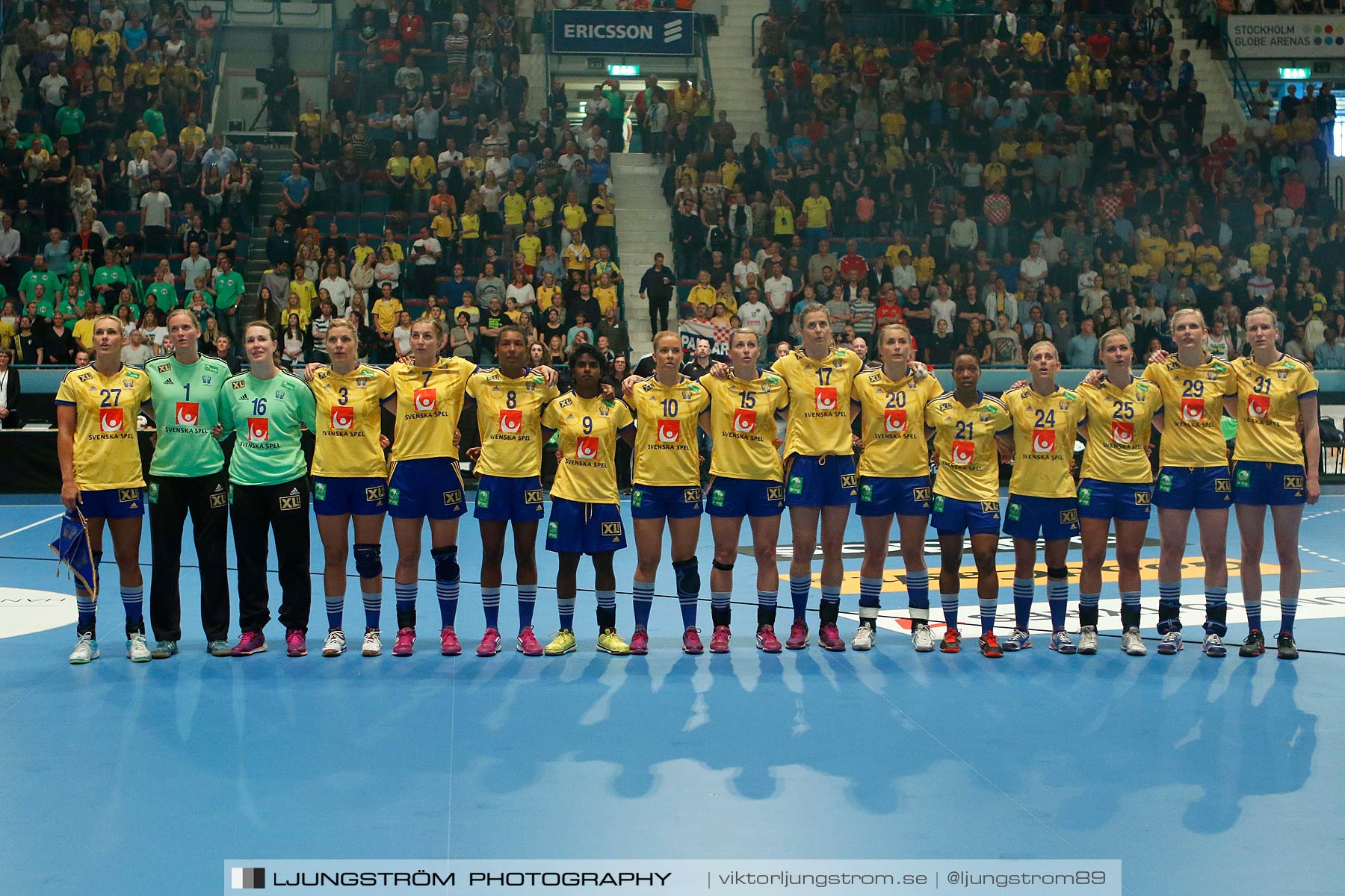 VM-kval Sverige-Kroatien 27-21,dam,Hovet,Stockholm,Sverige,Handboll,,2015,153432