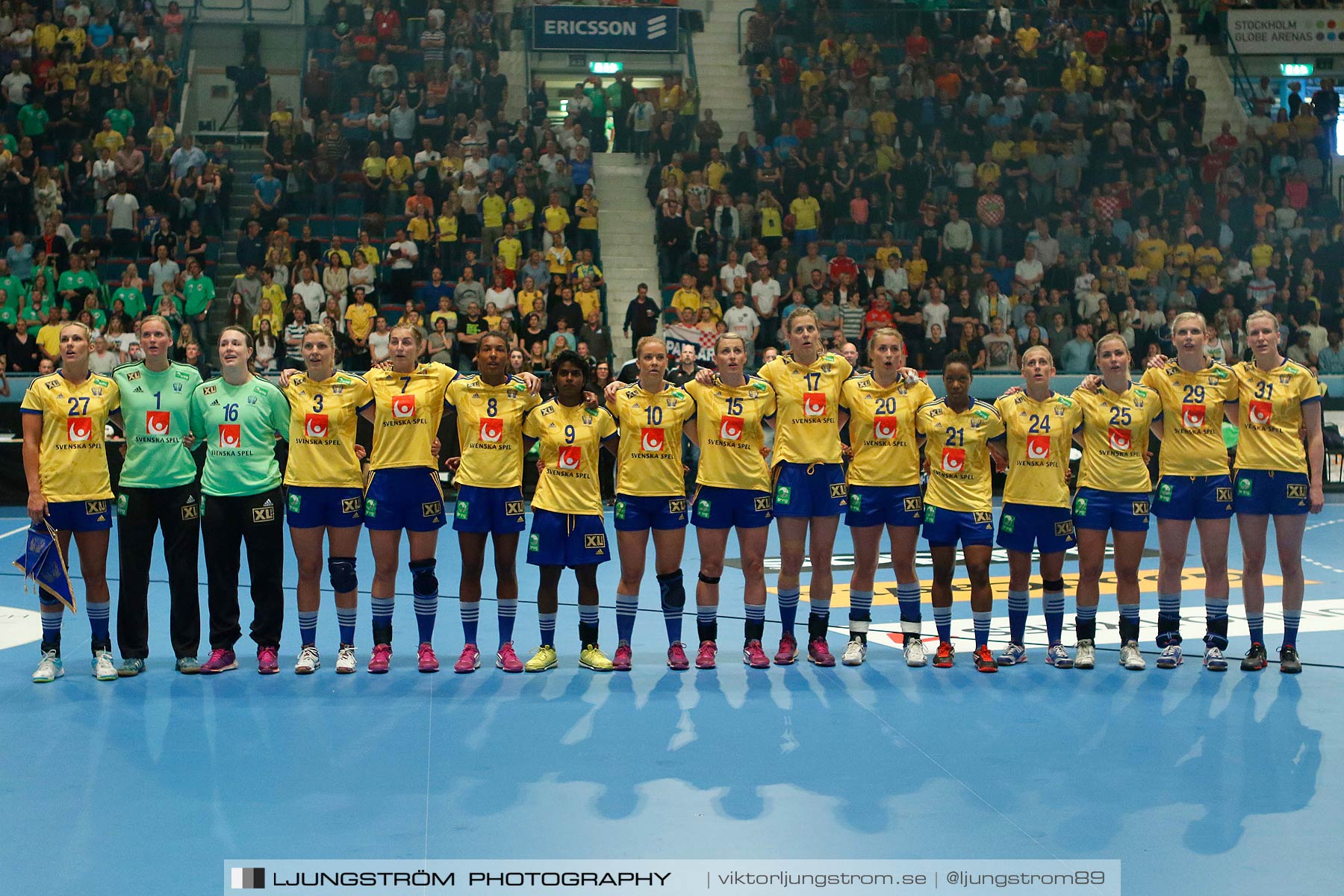 VM-kval Sverige-Kroatien 27-21,dam,Hovet,Stockholm,Sverige,Handboll,,2015,153434