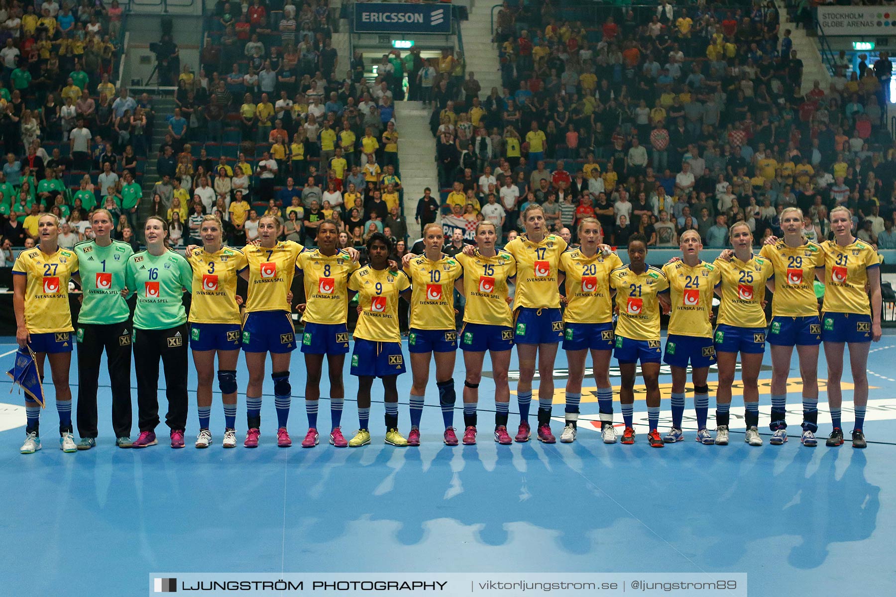 VM-kval Sverige-Kroatien 27-21,dam,Hovet,Stockholm,Sverige,Handboll,,2015,153435