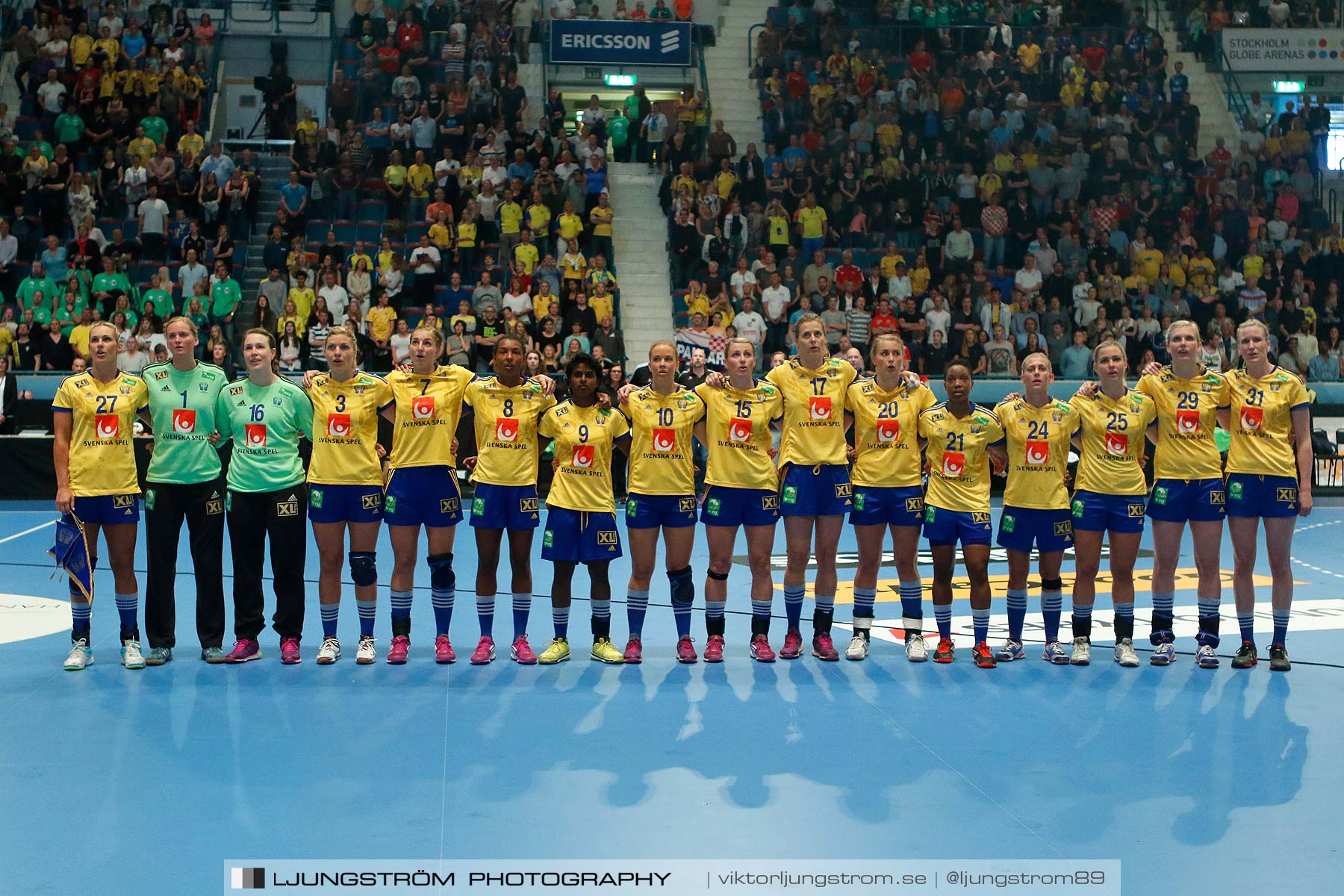 VM-kval Sverige-Kroatien 27-21,dam,Hovet,Stockholm,Sverige,Handboll,,2015,153438