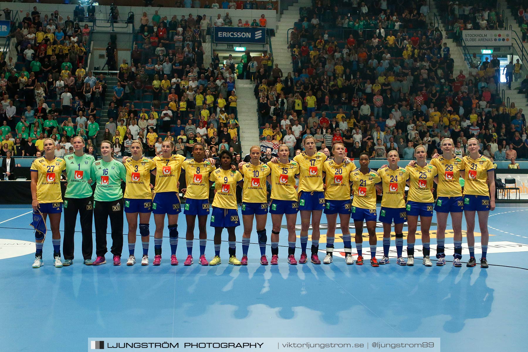 VM-kval Sverige-Kroatien 27-21,dam,Hovet,Stockholm,Sverige,Handboll,,2015,153439