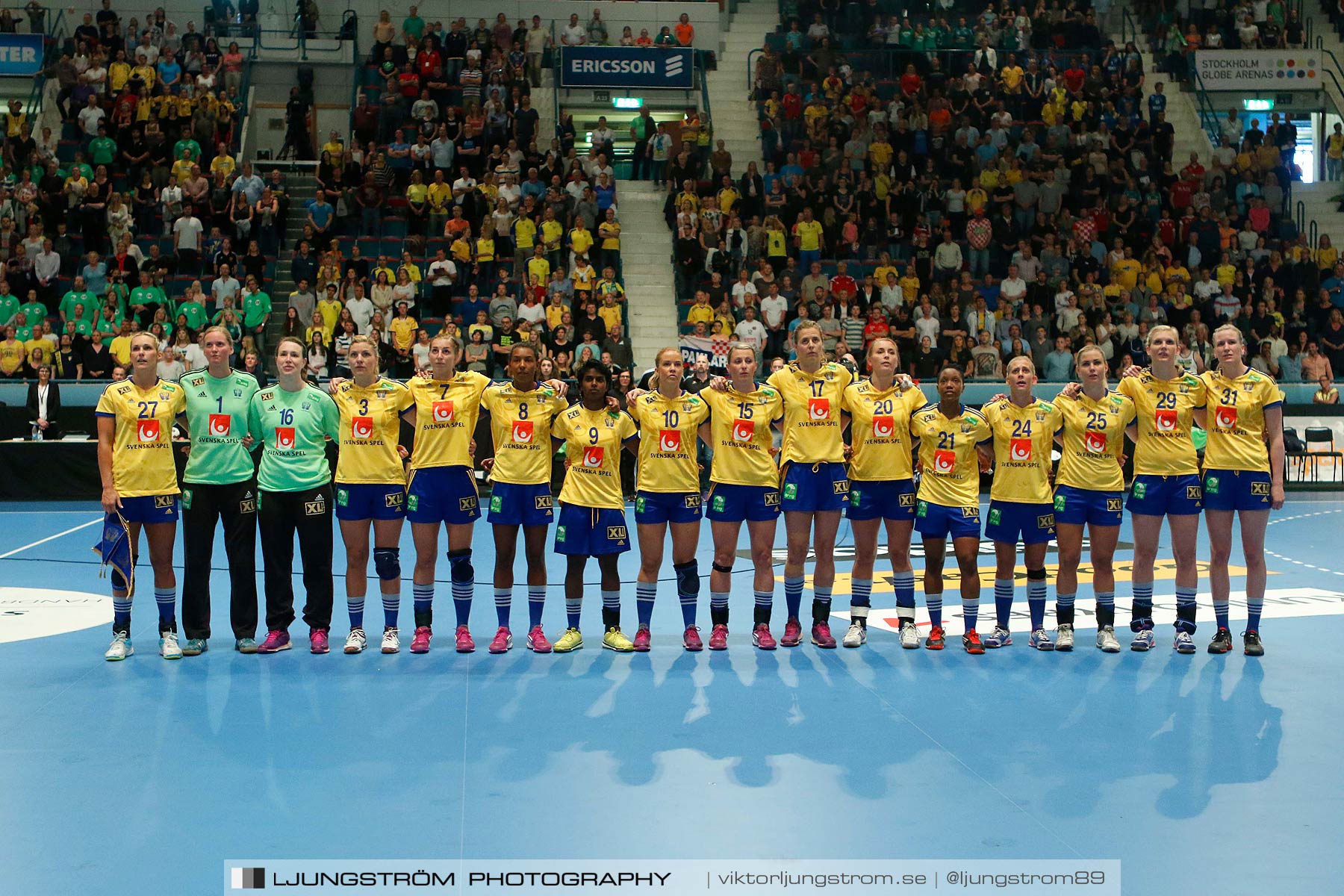 VM-kval Sverige-Kroatien 27-21,dam,Hovet,Stockholm,Sverige,Handboll,,2015,153442