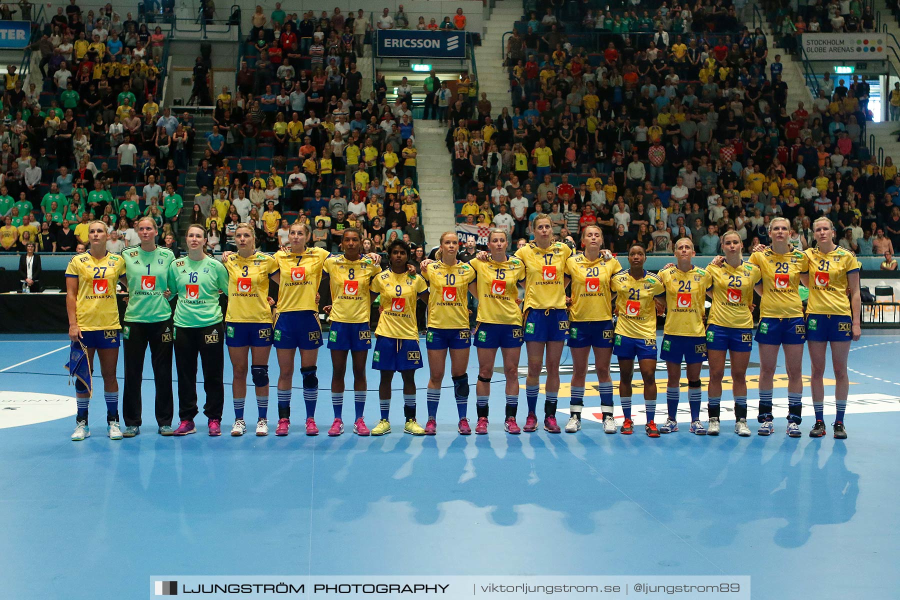 VM-kval Sverige-Kroatien 27-21,dam,Hovet,Stockholm,Sverige,Handboll,,2015,153443