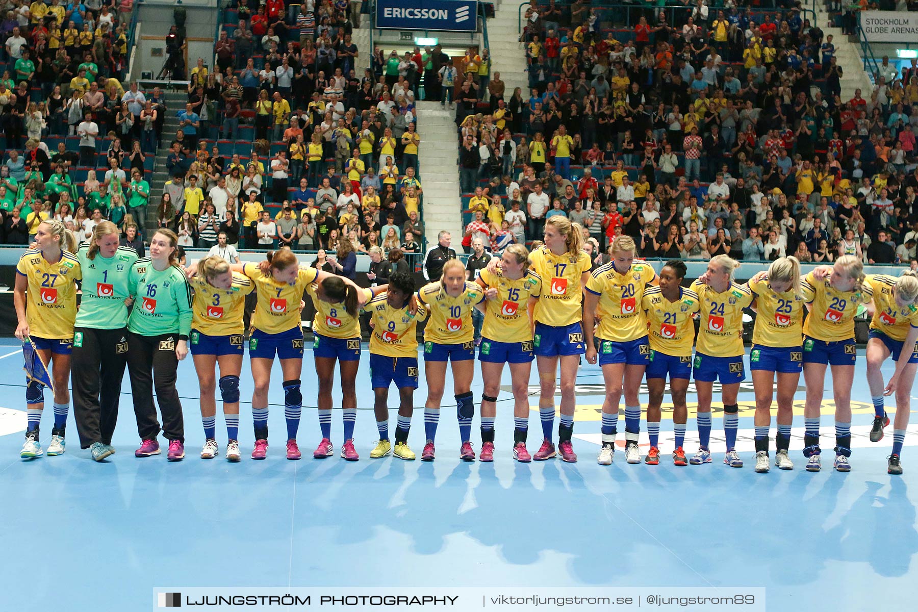 VM-kval Sverige-Kroatien 27-21,dam,Hovet,Stockholm,Sverige,Handboll,,2015,153464