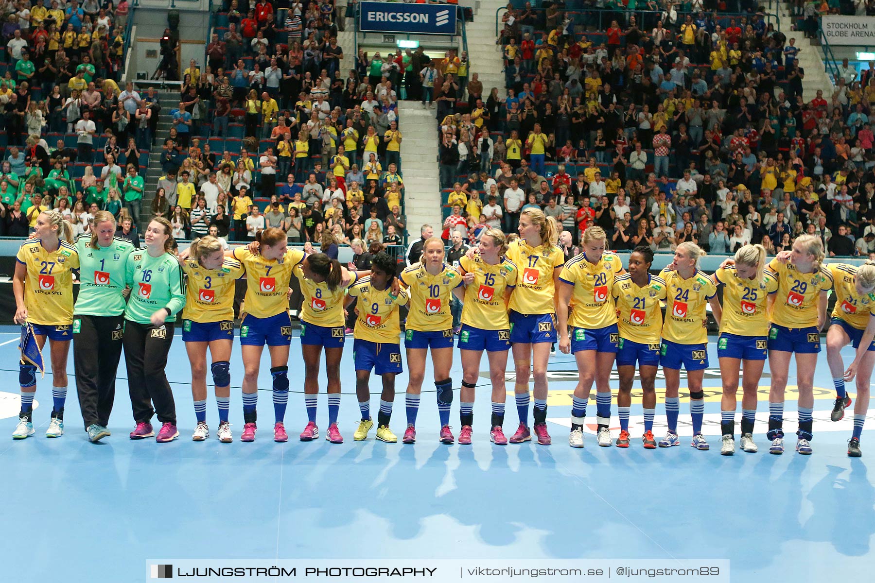 VM-kval Sverige-Kroatien 27-21,dam,Hovet,Stockholm,Sverige,Handboll,,2015,153465