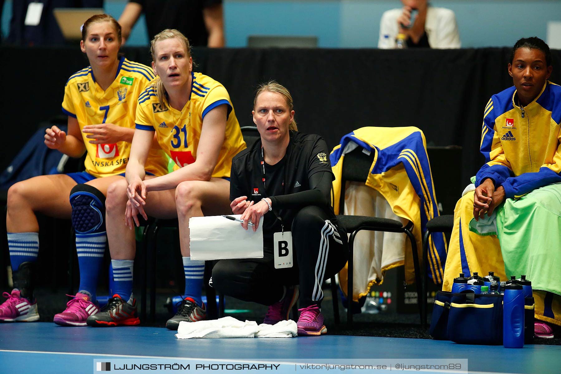 VM-kval Sverige-Kroatien 27-21,dam,Hovet,Stockholm,Sverige,Handboll,,2015,153492