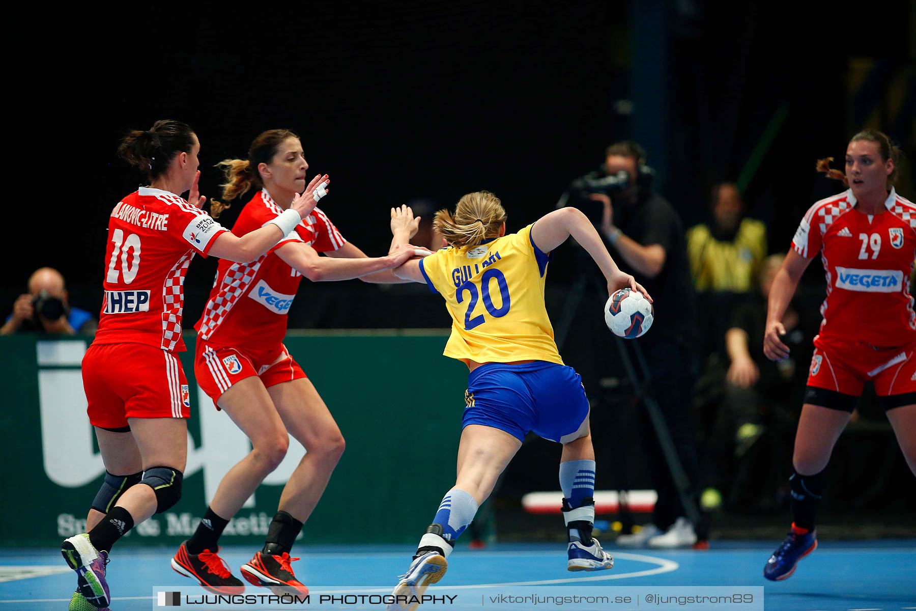 VM-kval Sverige-Kroatien 27-21,dam,Hovet,Stockholm,Sverige,Handboll,,2015,153530