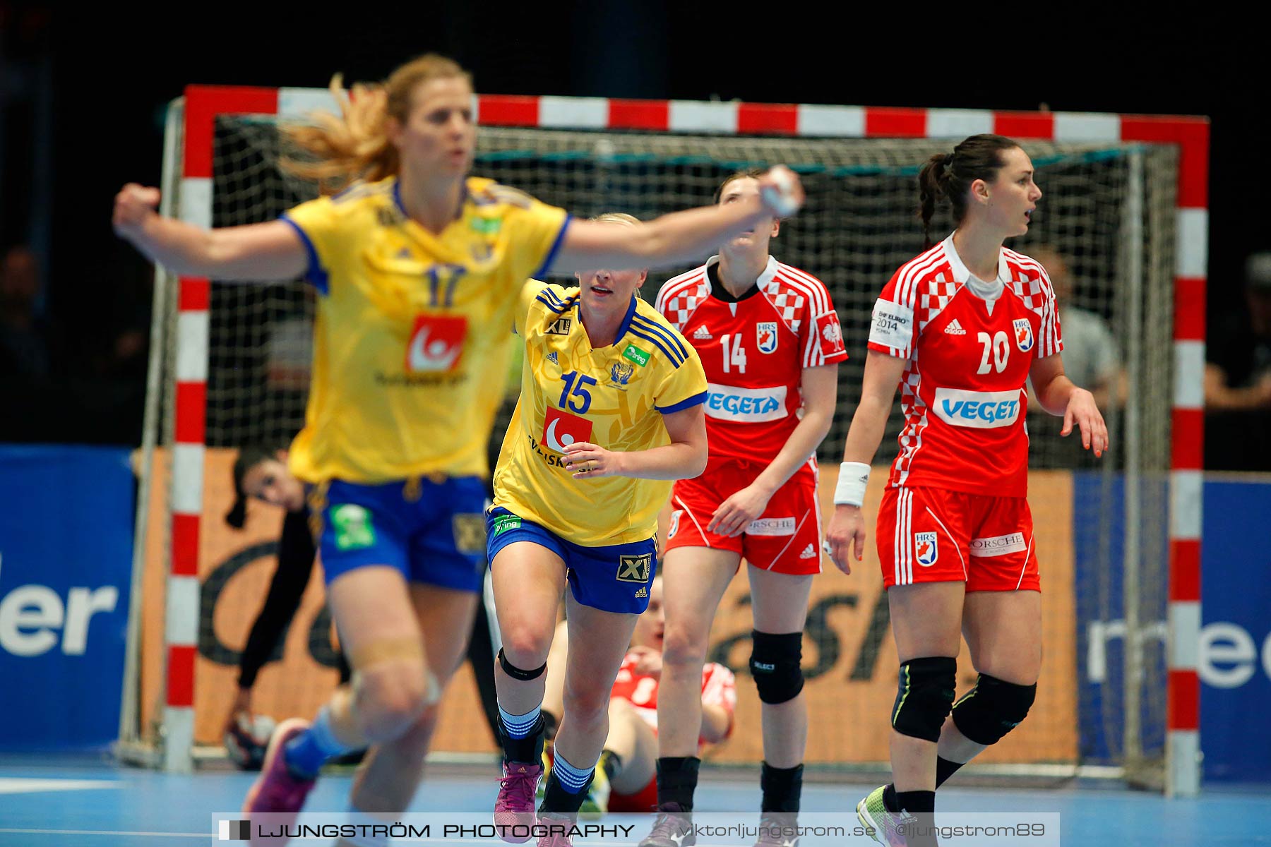 VM-kval Sverige-Kroatien 27-21,dam,Hovet,Stockholm,Sverige,Handboll,,2015,153541