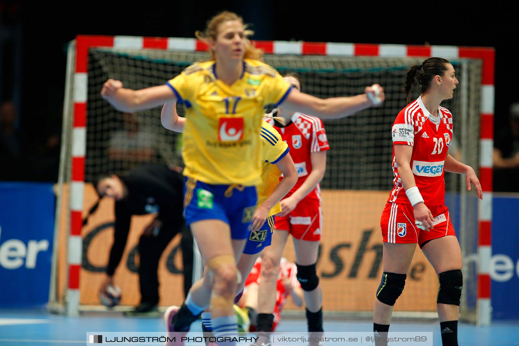 VM-kval Sverige-Kroatien 27-21,dam,Hovet,Stockholm,Sverige,Handboll,,2015,153542