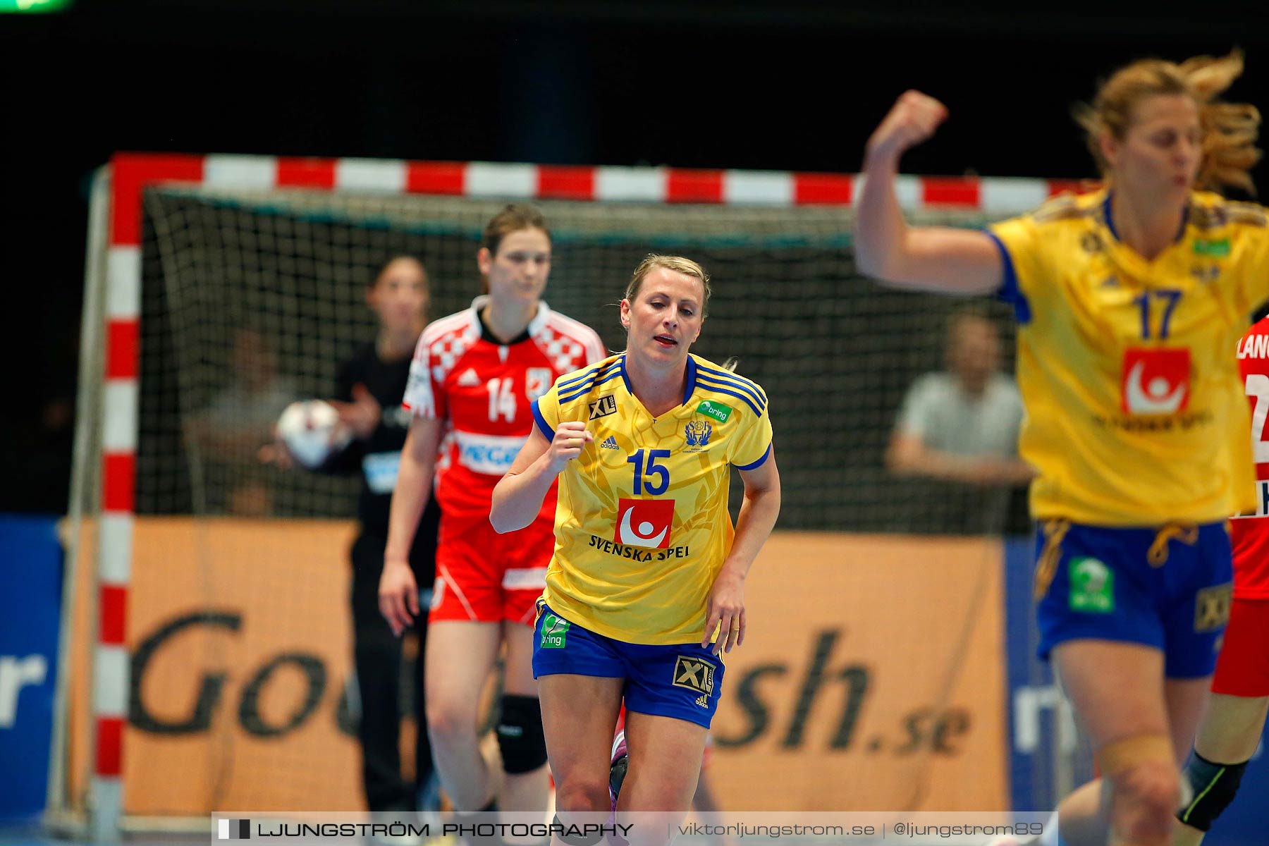 VM-kval Sverige-Kroatien 27-21,dam,Hovet,Stockholm,Sverige,Handboll,,2015,153545