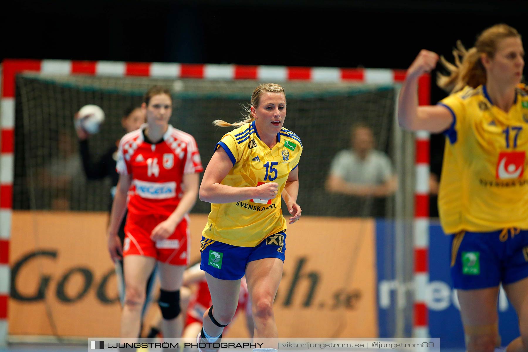 VM-kval Sverige-Kroatien 27-21,dam,Hovet,Stockholm,Sverige,Handboll,,2015,153546