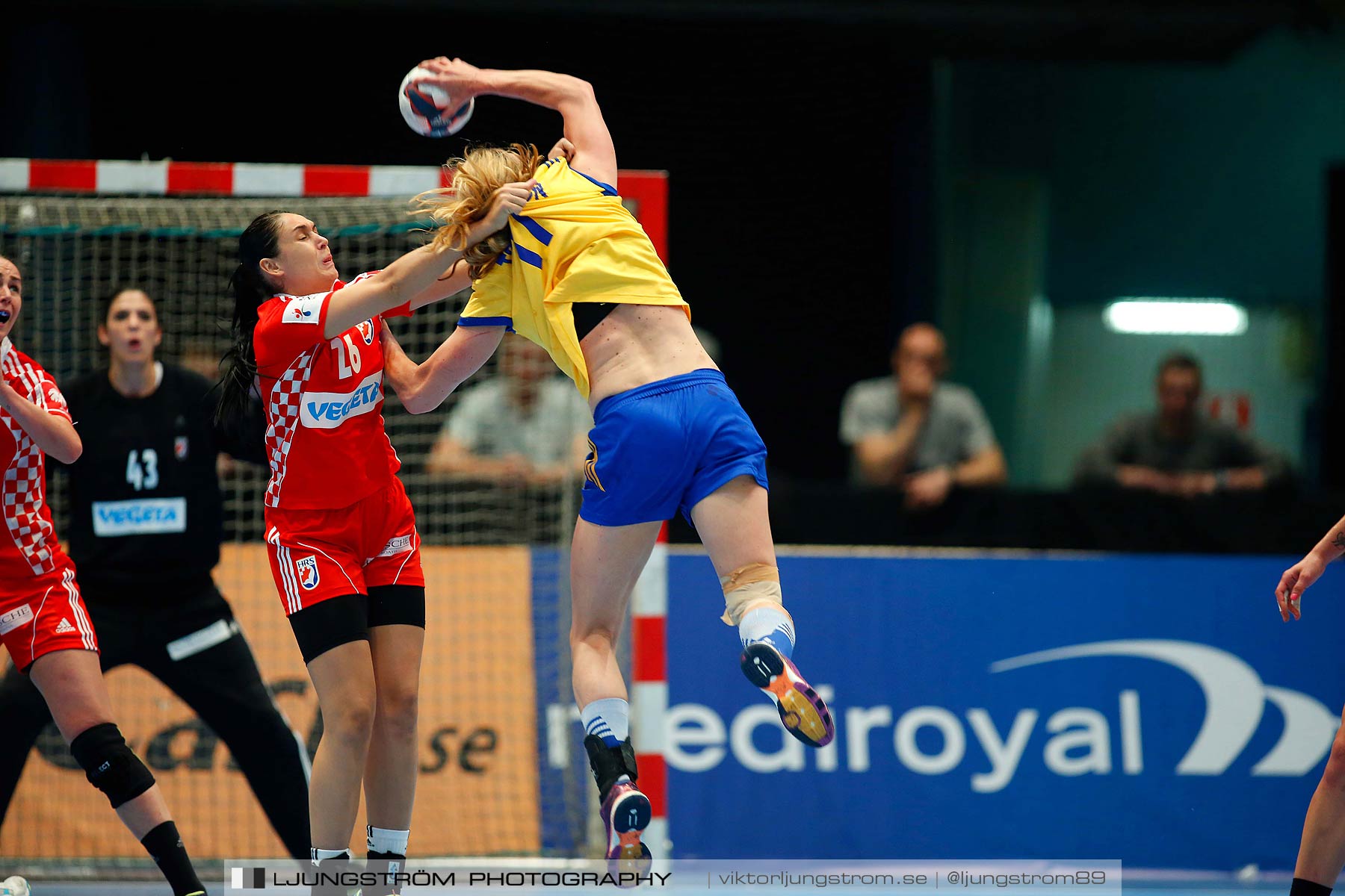 VM-kval Sverige-Kroatien 27-21,dam,Hovet,Stockholm,Sverige,Handboll,,2015,153603