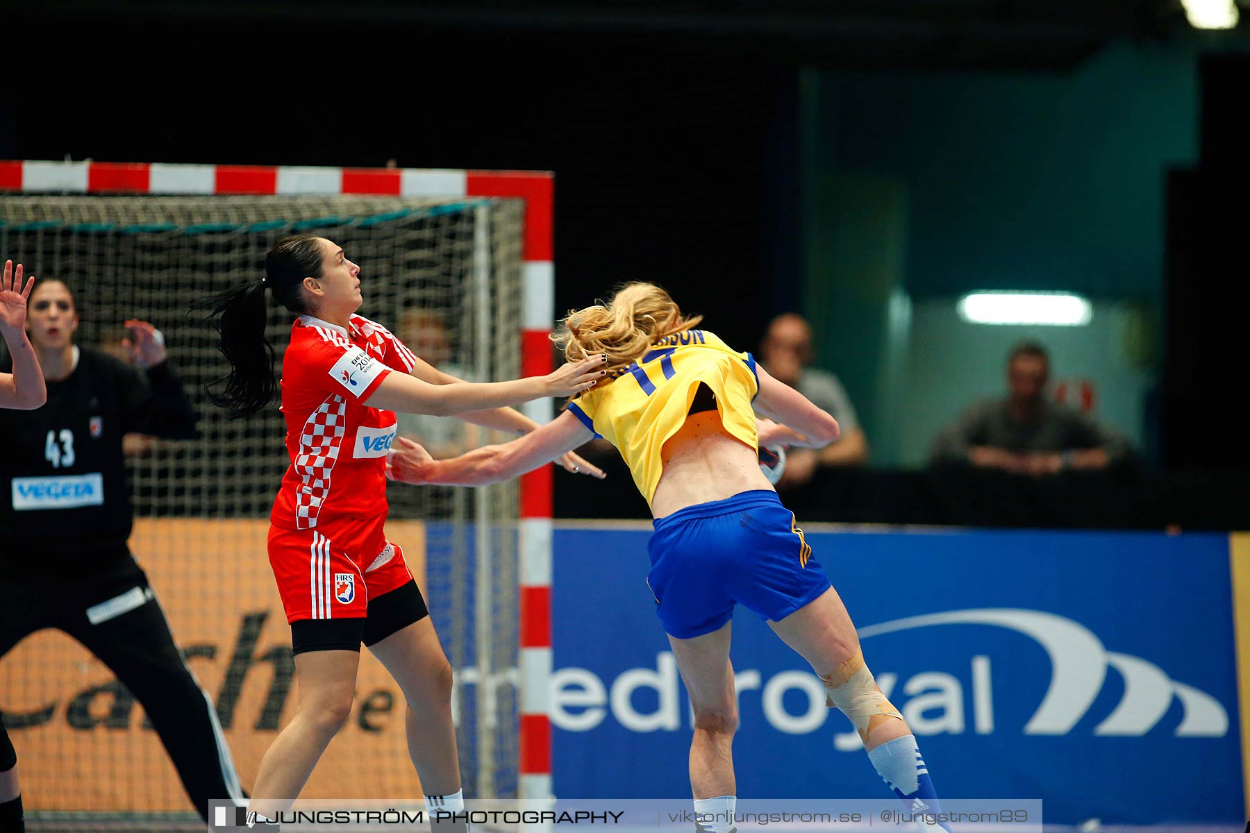 VM-kval Sverige-Kroatien 27-21,dam,Hovet,Stockholm,Sverige,Handboll,,2015,153604