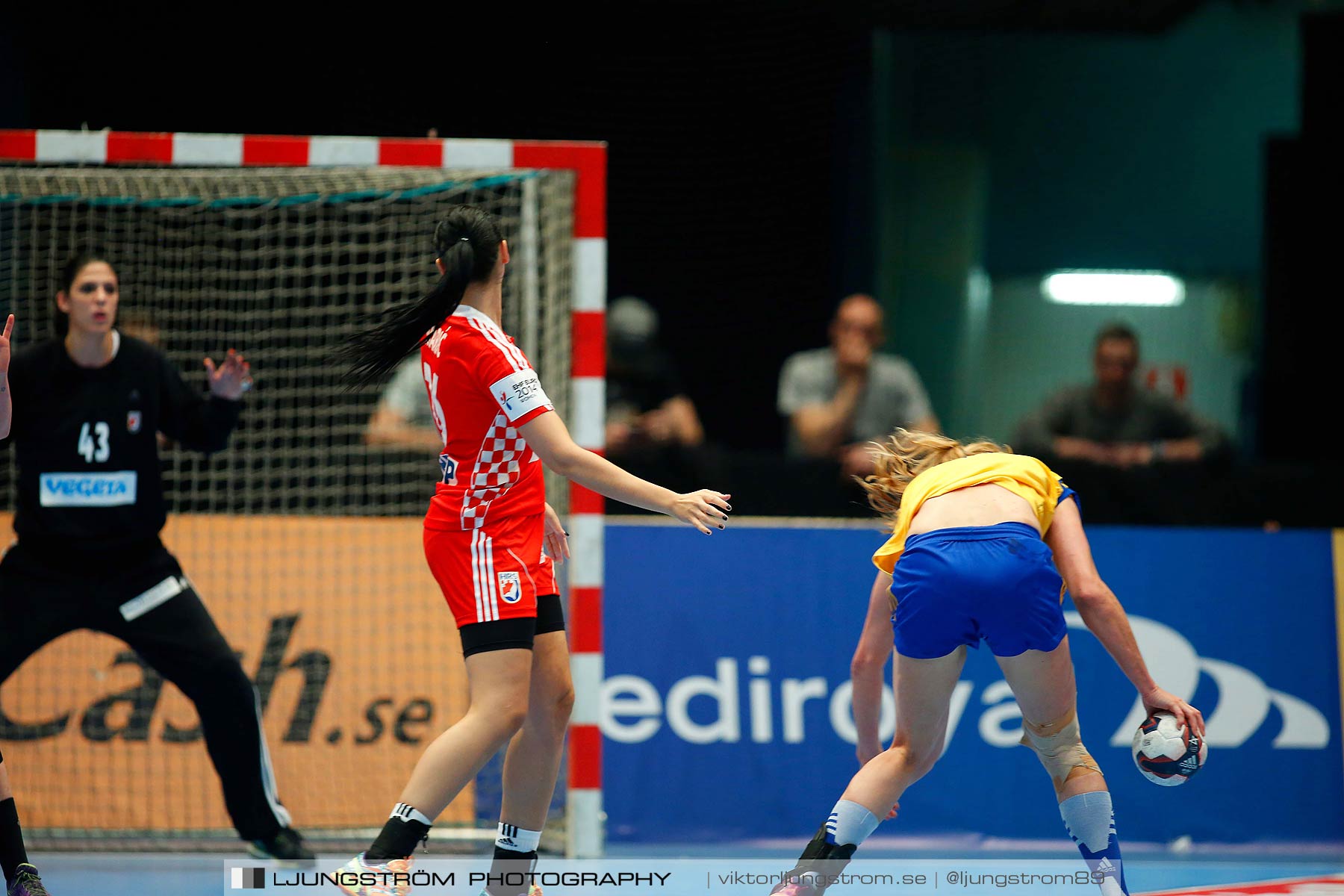 VM-kval Sverige-Kroatien 27-21,dam,Hovet,Stockholm,Sverige,Handboll,,2015,153605