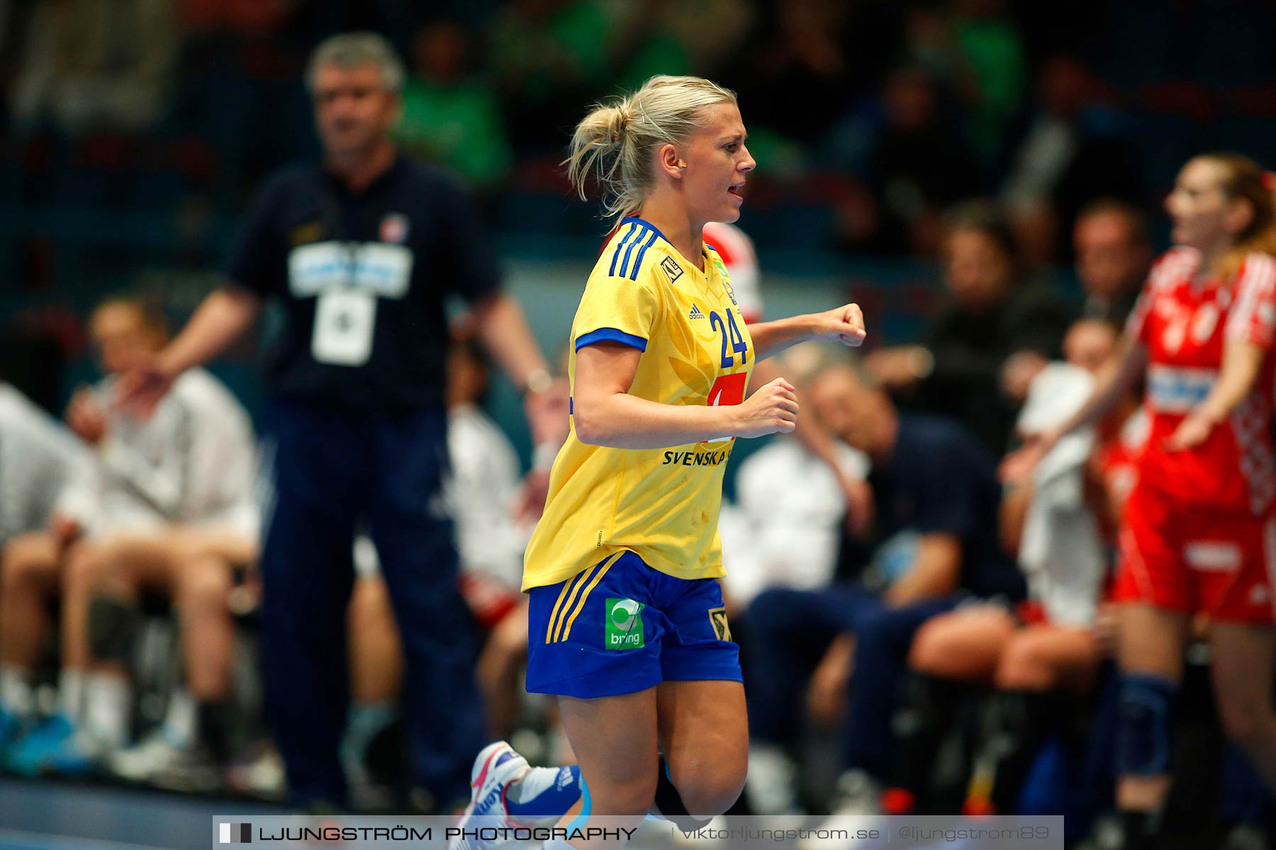 VM-kval Sverige-Kroatien 27-21,dam,Hovet,Stockholm,Sverige,Handboll,,2015,153626