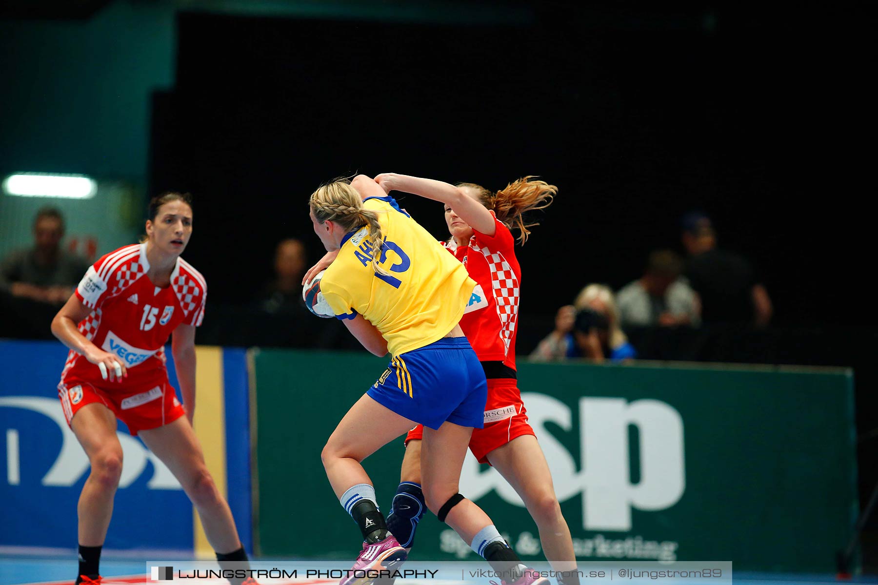 VM-kval Sverige-Kroatien 27-21,dam,Hovet,Stockholm,Sverige,Handboll,,2015,153641