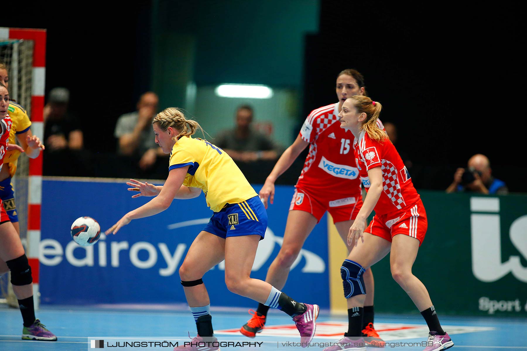 VM-kval Sverige-Kroatien 27-21,dam,Hovet,Stockholm,Sverige,Handboll,,2015,153644