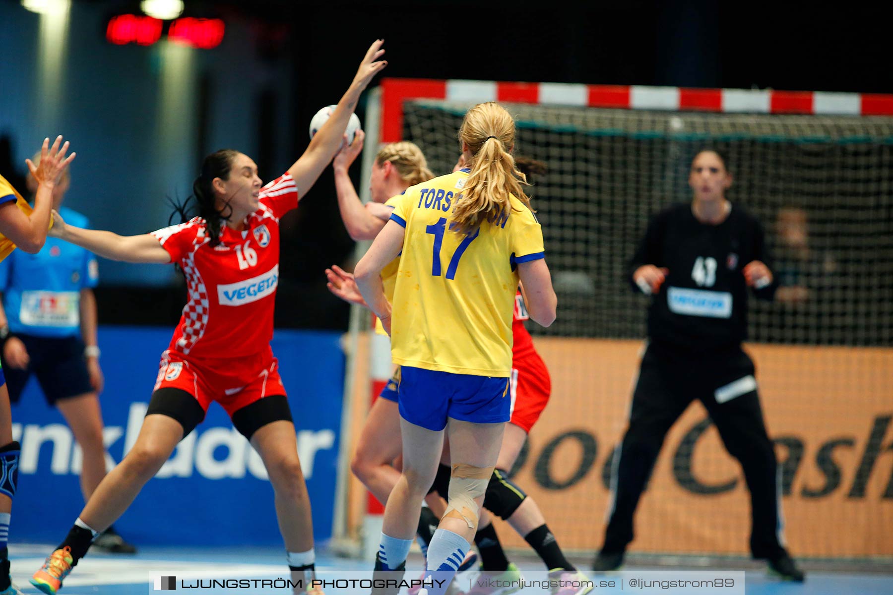 VM-kval Sverige-Kroatien 27-21,dam,Hovet,Stockholm,Sverige,Handboll,,2015,153647