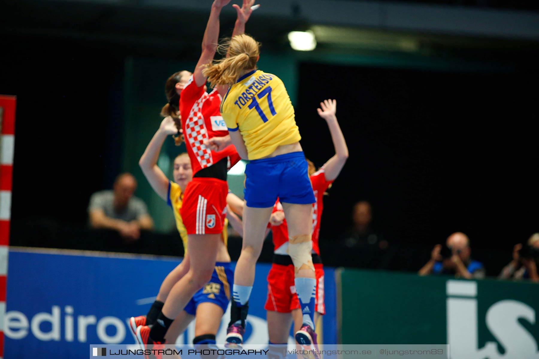 VM-kval Sverige-Kroatien 27-21,dam,Hovet,Stockholm,Sverige,Handboll,,2015,153654