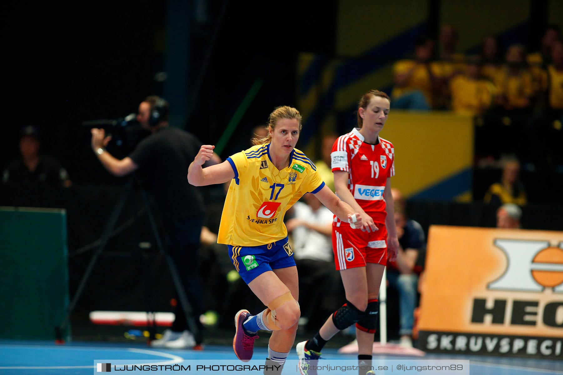 VM-kval Sverige-Kroatien 27-21,dam,Hovet,Stockholm,Sverige,Handboll,,2015,153658