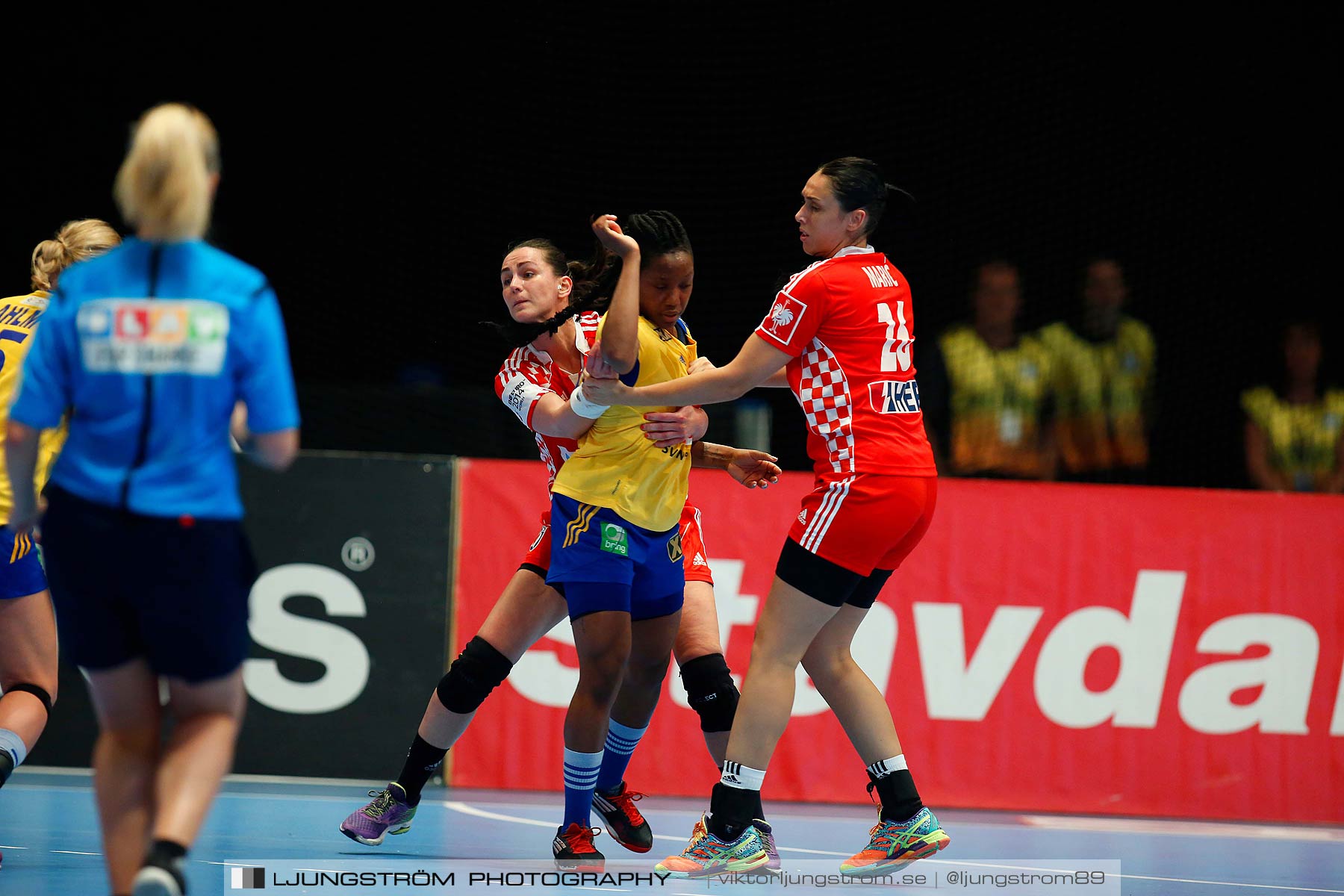 VM-kval Sverige-Kroatien 27-21,dam,Hovet,Stockholm,Sverige,Handboll,,2015,153718