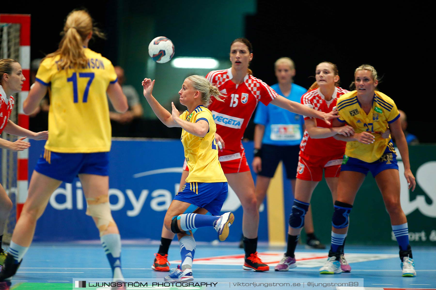 VM-kval Sverige-Kroatien 27-21,dam,Hovet,Stockholm,Sverige,Handboll,,2015,153726