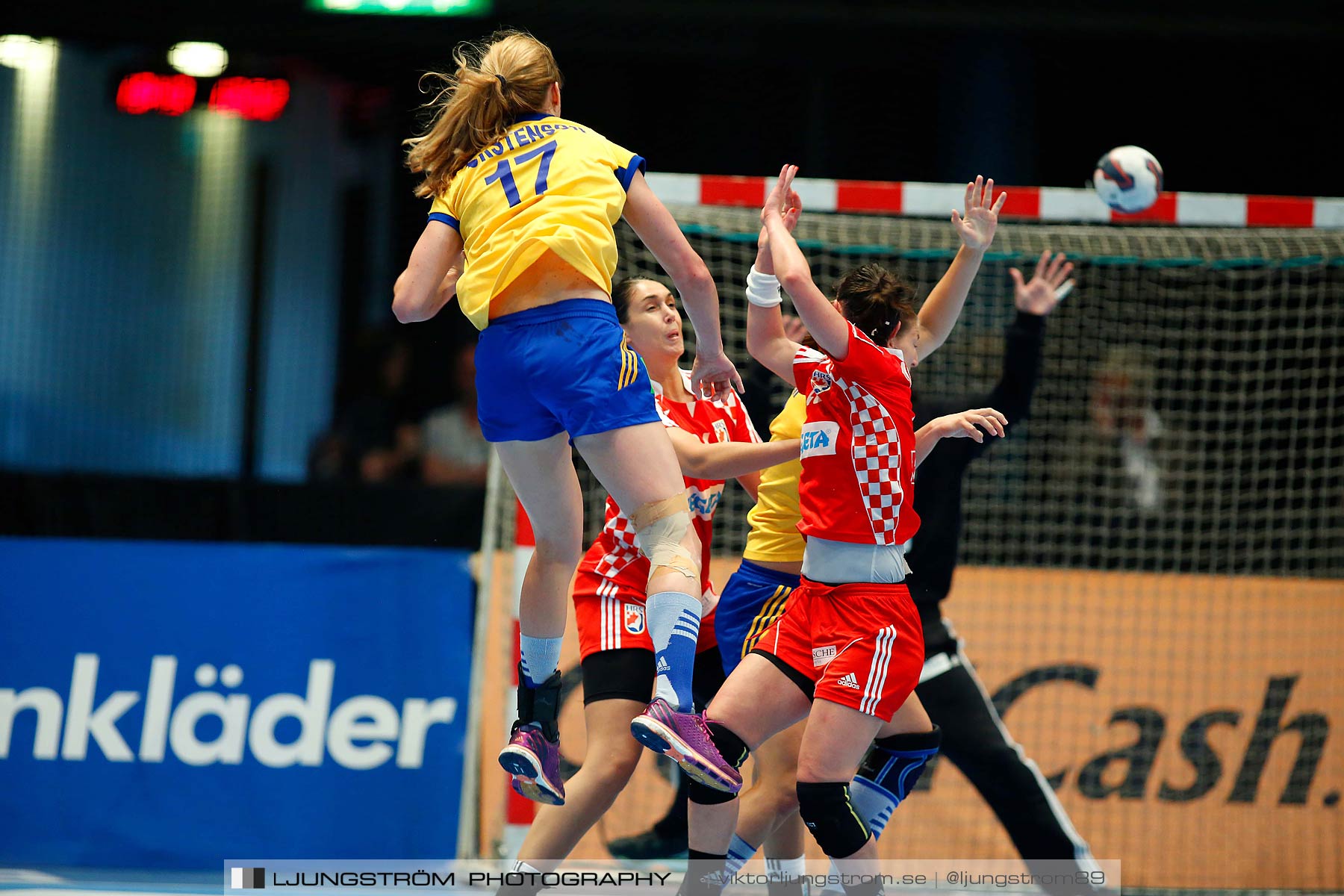 VM-kval Sverige-Kroatien 27-21,dam,Hovet,Stockholm,Sverige,Handboll,,2015,153731