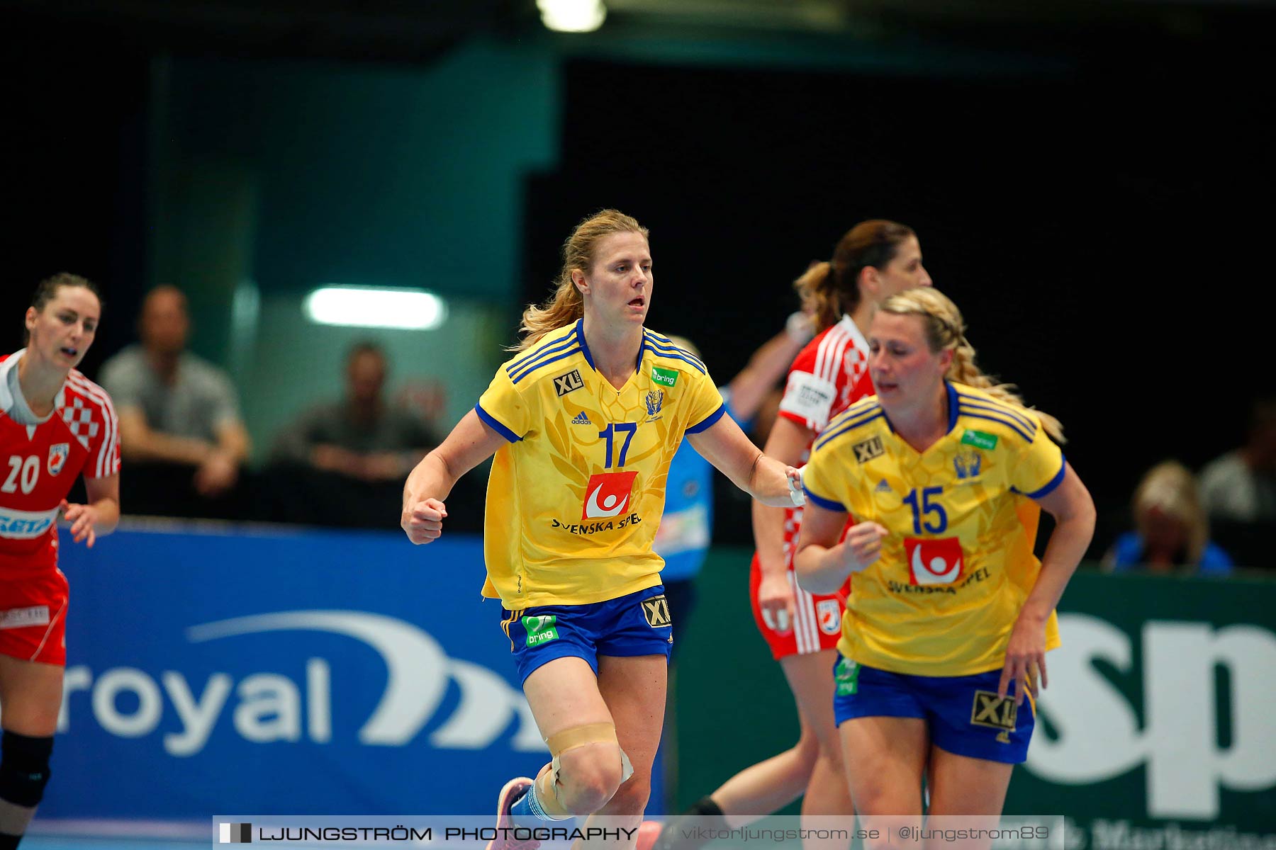 VM-kval Sverige-Kroatien 27-21,dam,Hovet,Stockholm,Sverige,Handboll,,2015,153739