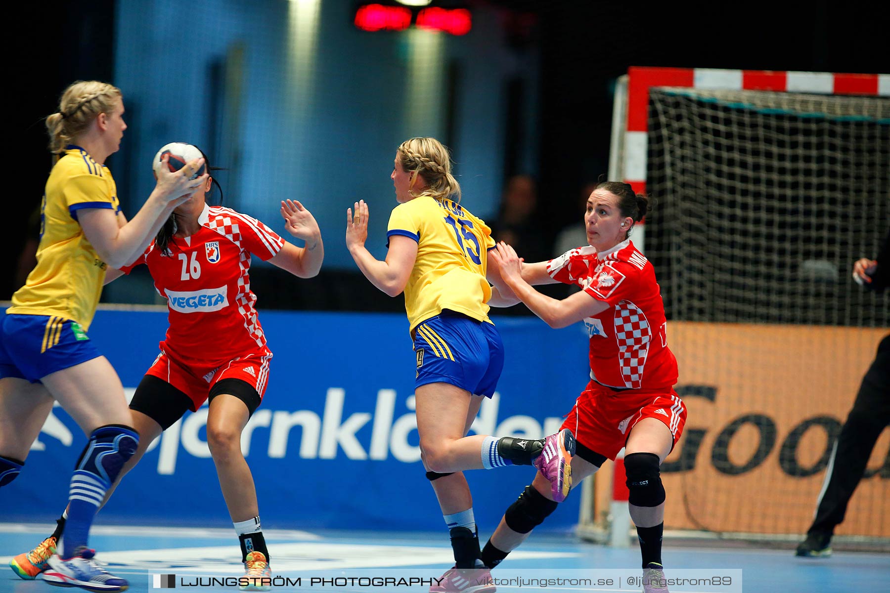 VM-kval Sverige-Kroatien 27-21,dam,Hovet,Stockholm,Sverige,Handboll,,2015,153760